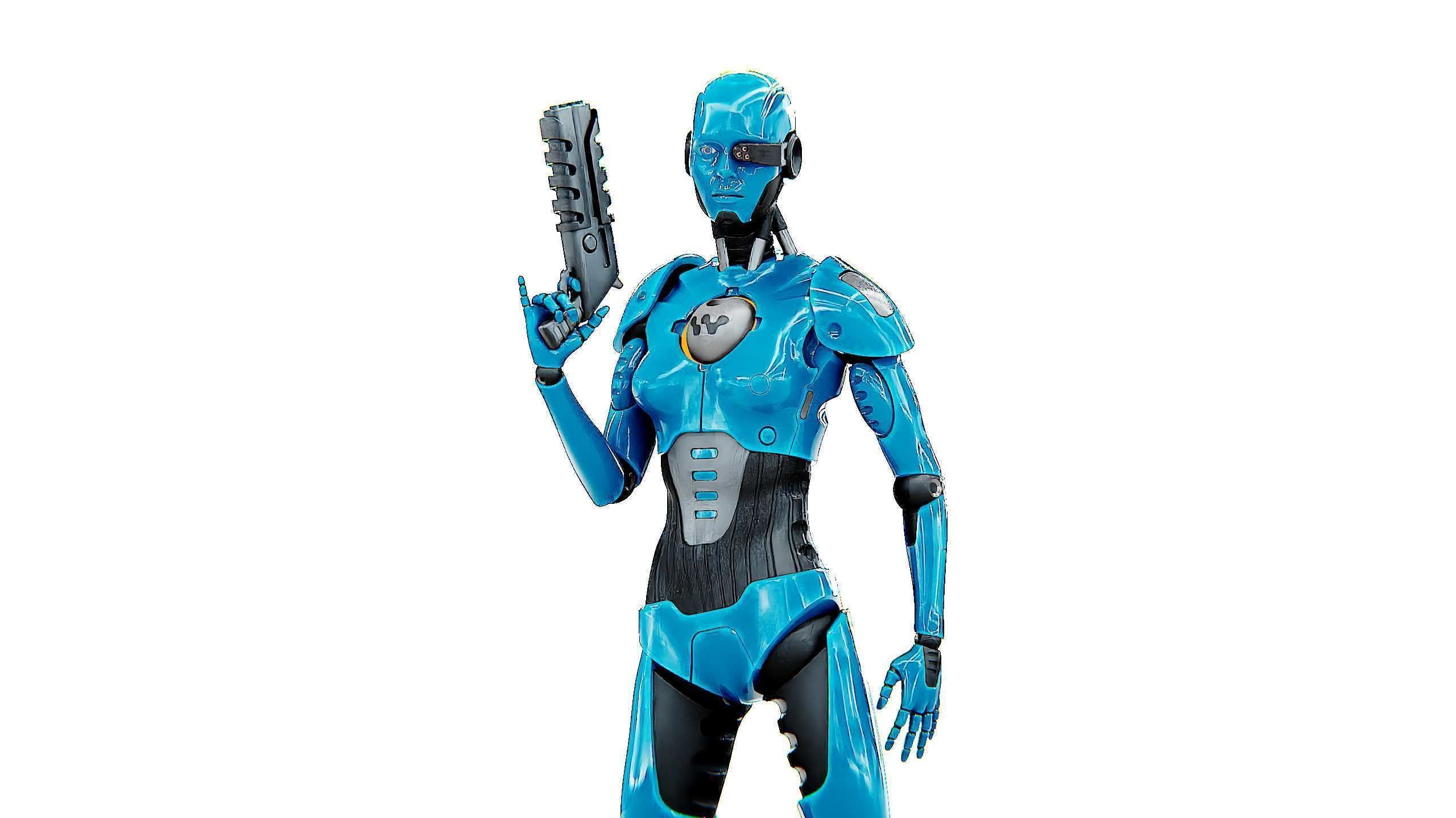 ANDROID GENESIS-X  Rigged for Unreal Engine - Unity - MIXAMO 3D model_22