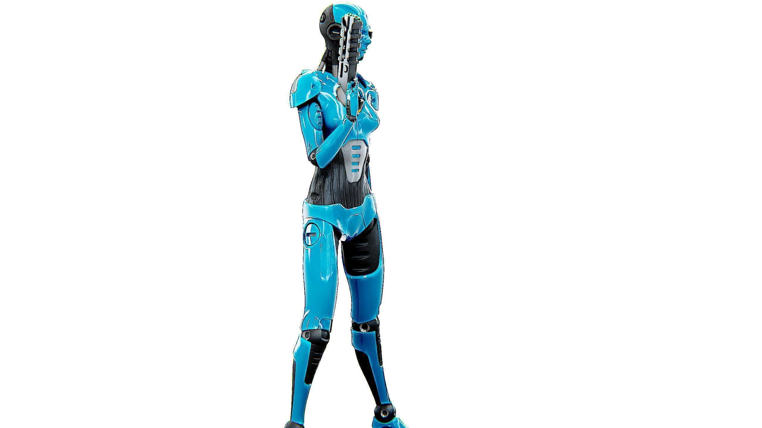 ANDROID GENESIS-X  Rigged for Unreal Engine - Unity - MIXAMO 3D model_18