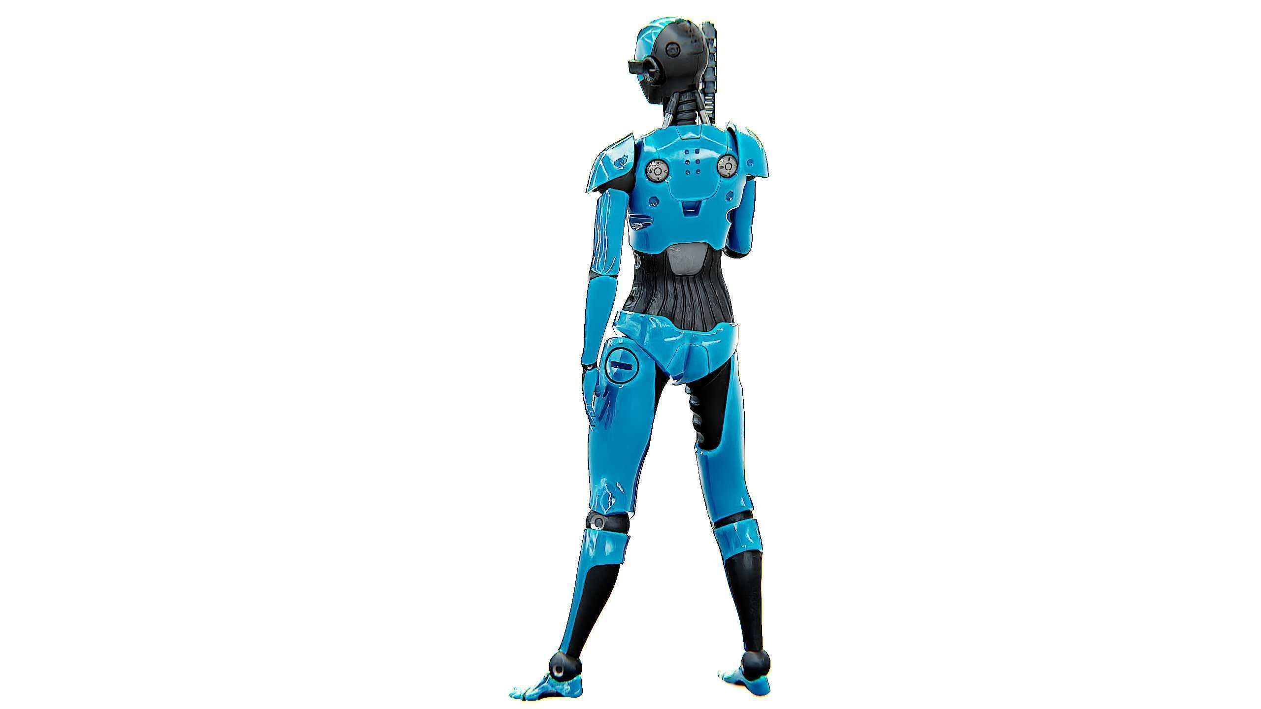 ANDROID GENESIS-X  Rigged for Unreal Engine - Unity - MIXAMO 3D model_11