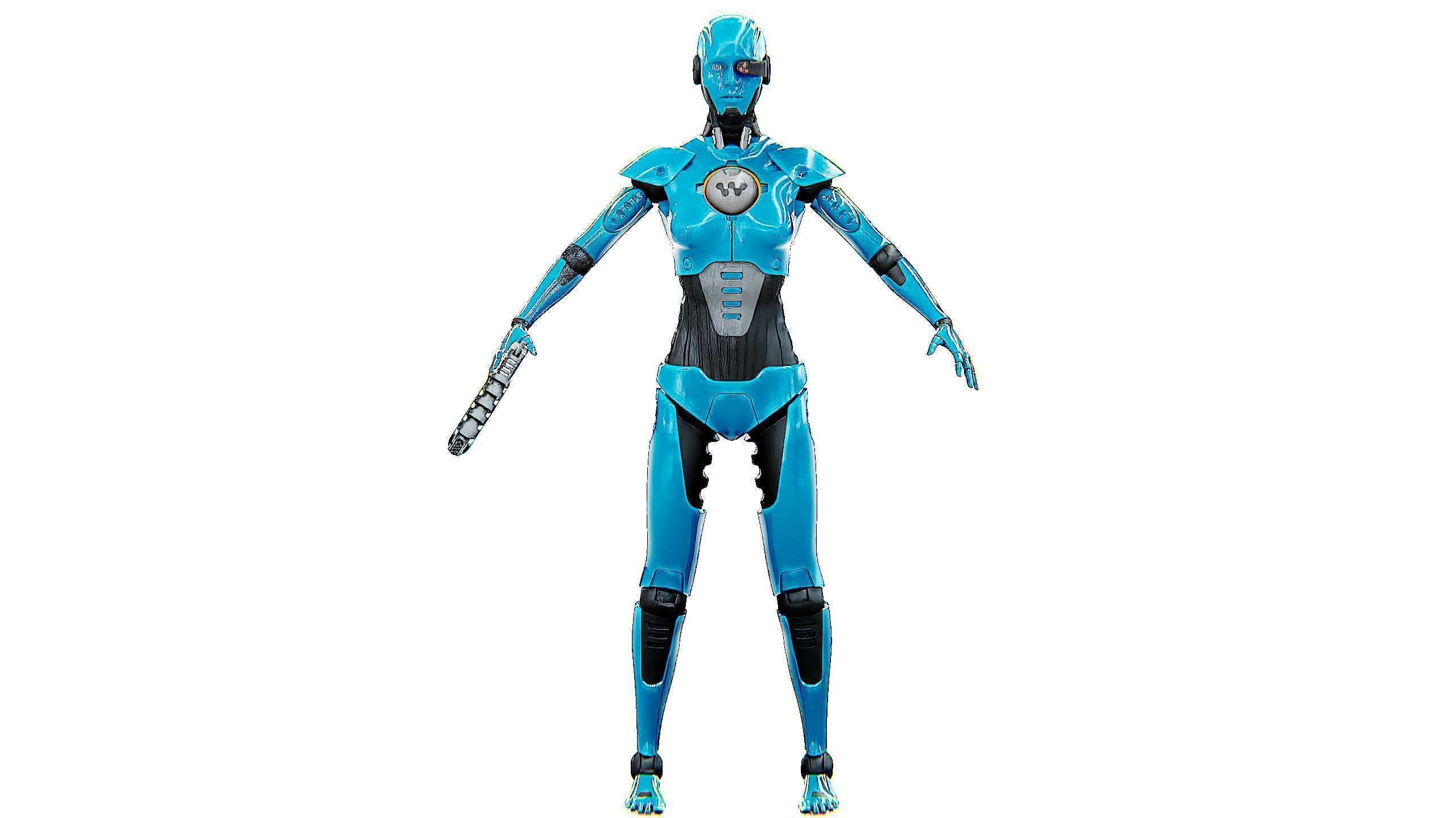 ANDROID GENESIS-X  Rigged for Unreal Engine - Unity - MIXAMO 3D model_30