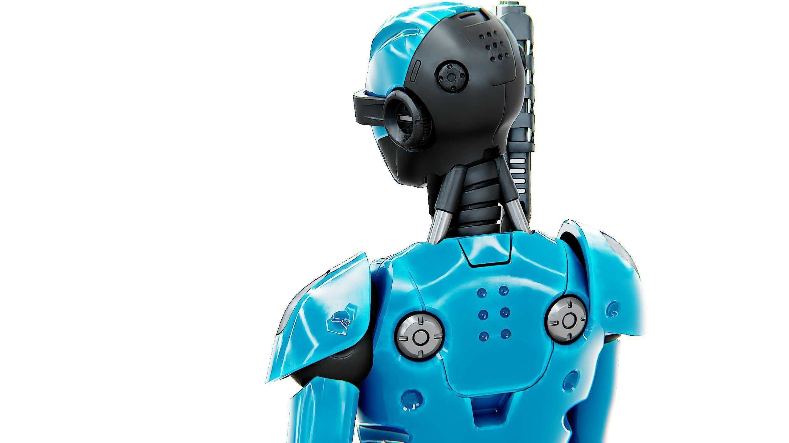 ANDROID GENESIS-X  Rigged for Unreal Engine - Unity - MIXAMO 3D model_24