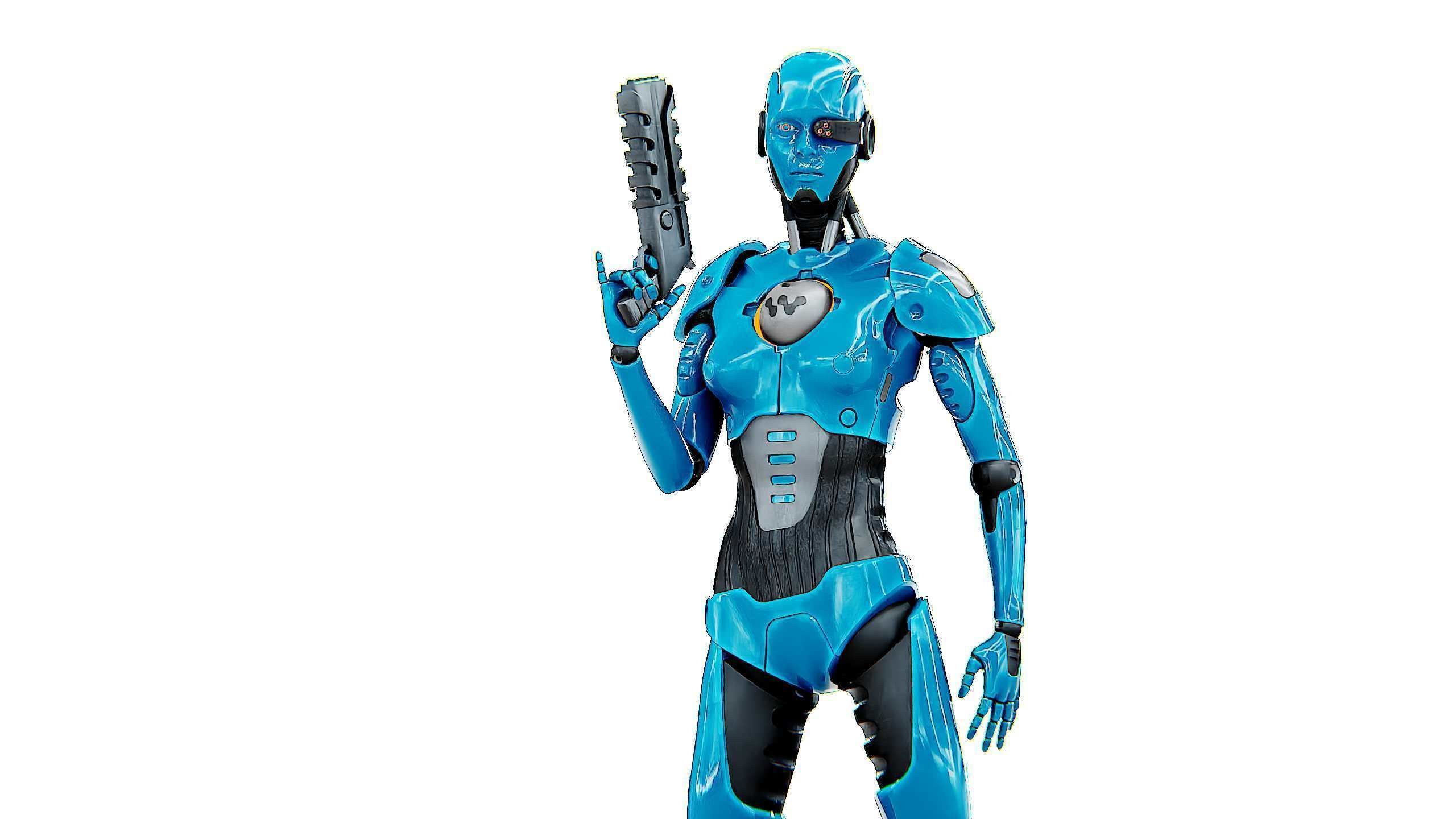 ANDROID GENESIS-X  Rigged for Unreal Engine - Unity - MIXAMO 3D model_2