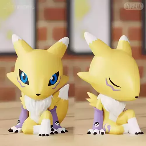 Renamon Chibi 2 models Digimon Tamers
