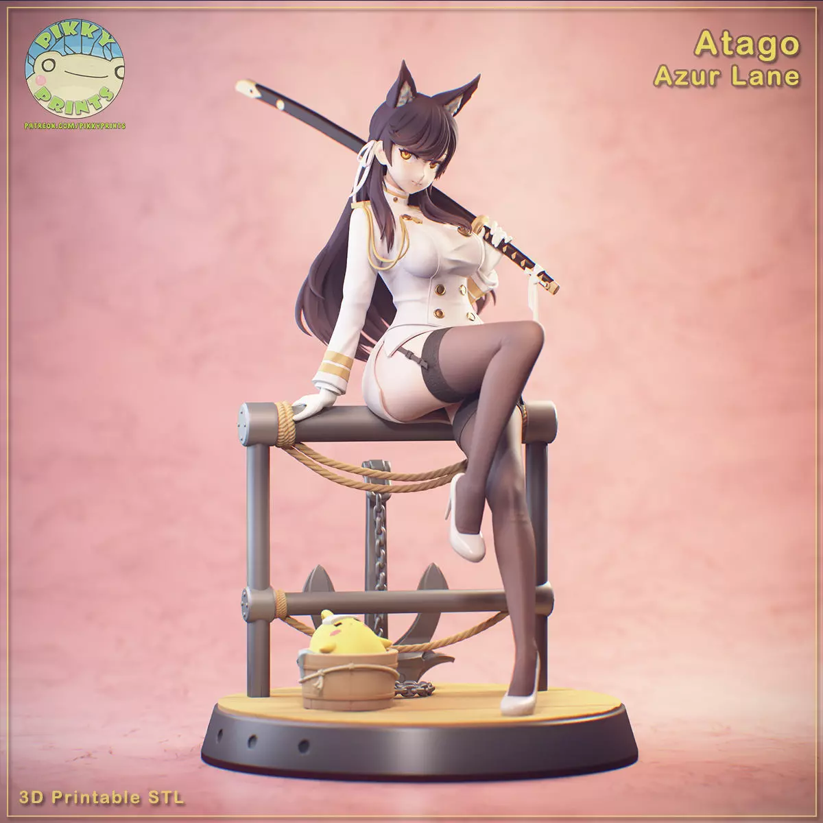 Atago - Azur Lane 3D print model_0