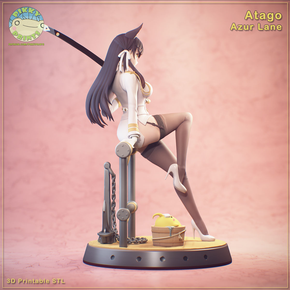 Atago - Azur Lane 3D print model_4