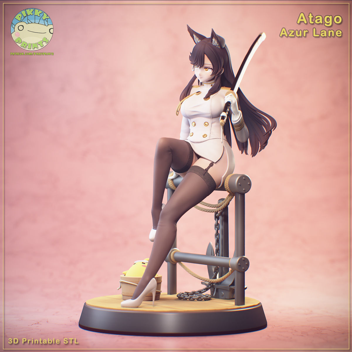 Atago - Azur Lane 3D print model_3