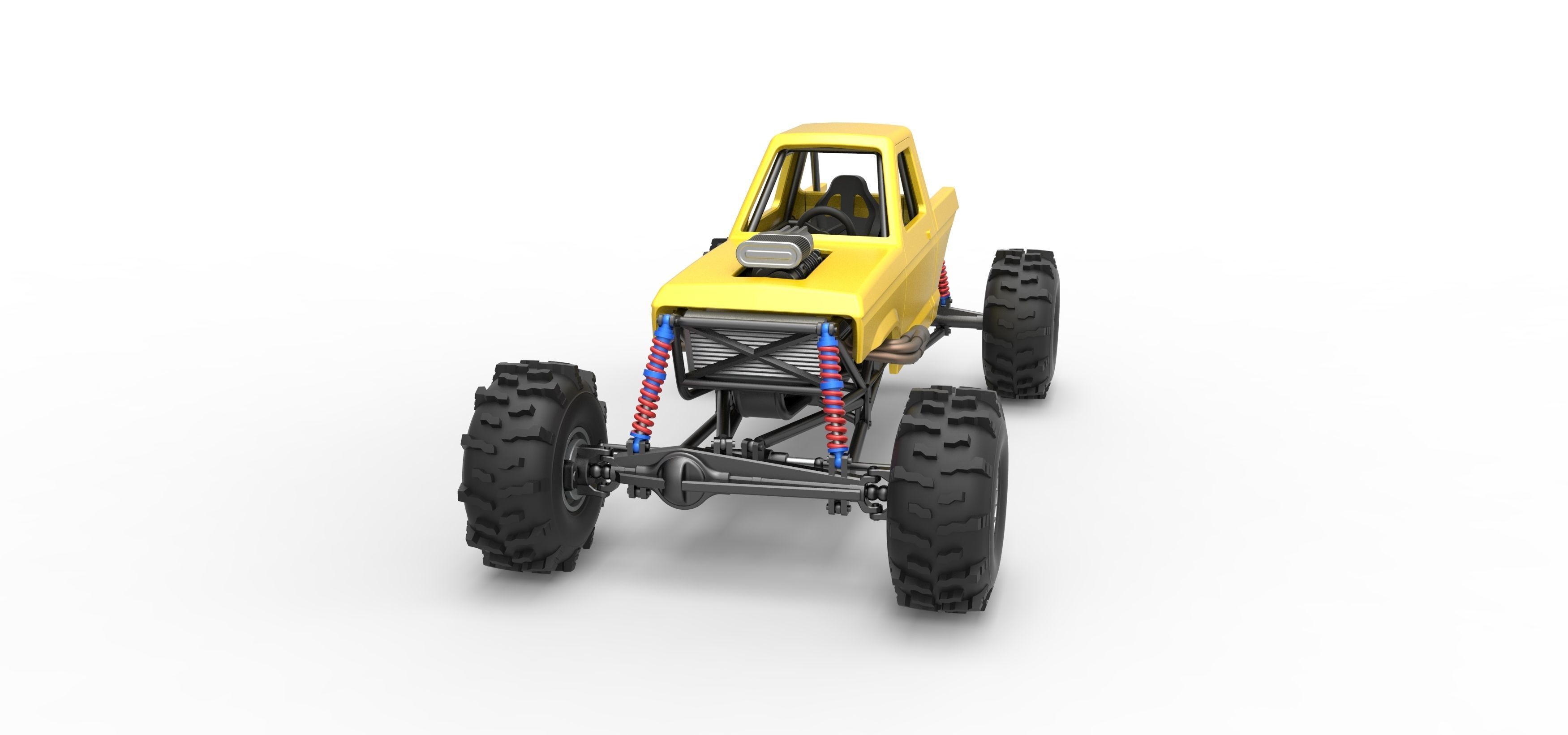 Mud dragster Version 4 Scale 1 to 25 3D print model_5