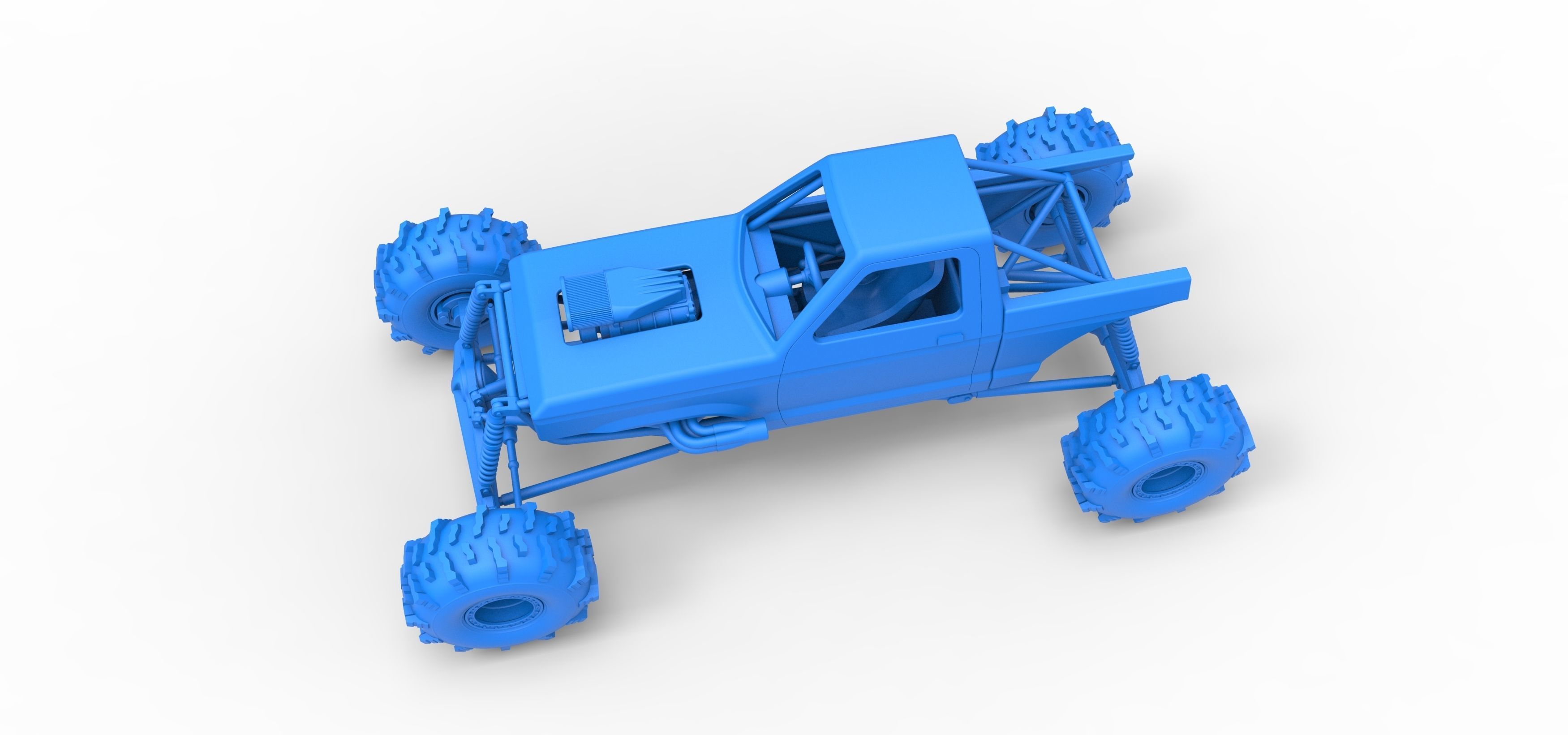 Mud dragster Version 4 Scale 1 to 25 3D print model_21