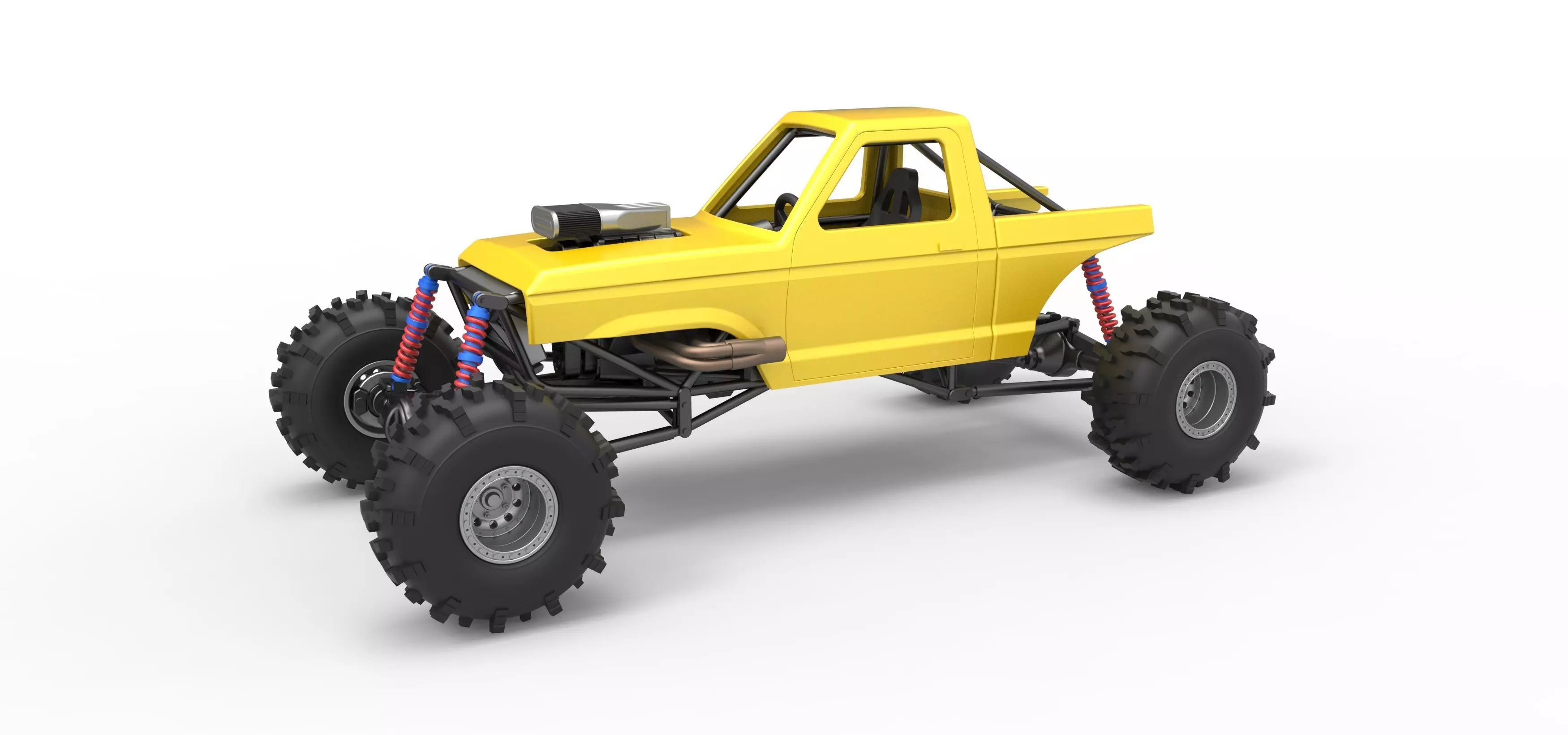 Mud dragster Version 4 Scale 1 to 25 3D print model_0