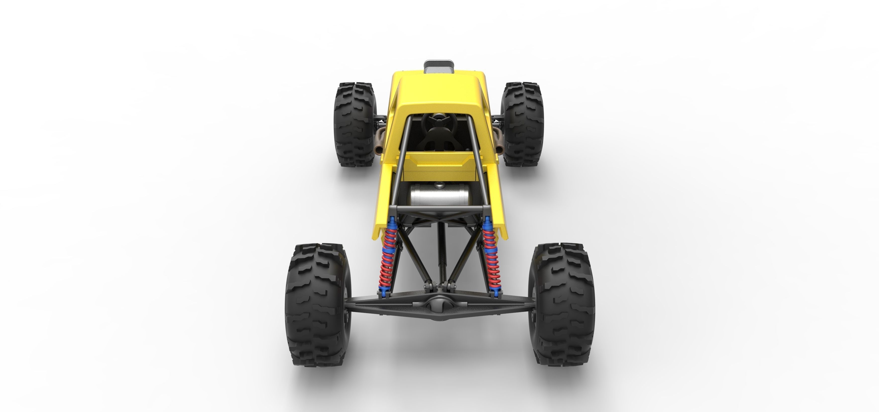 Mud dragster Version 4 Scale 1 to 25 3D print model_17