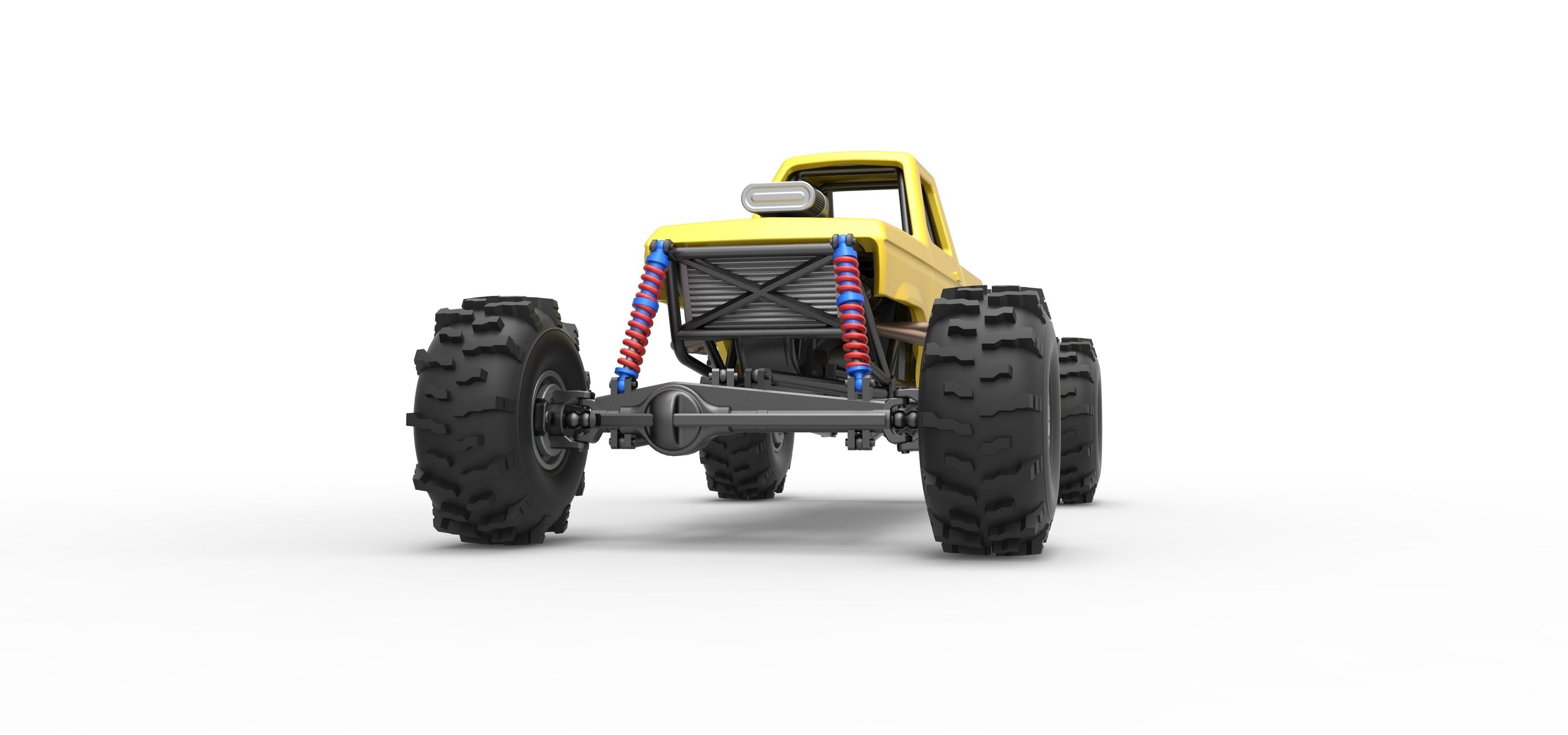 Mud dragster Version 4 Scale 1 to 25 3D print model_6