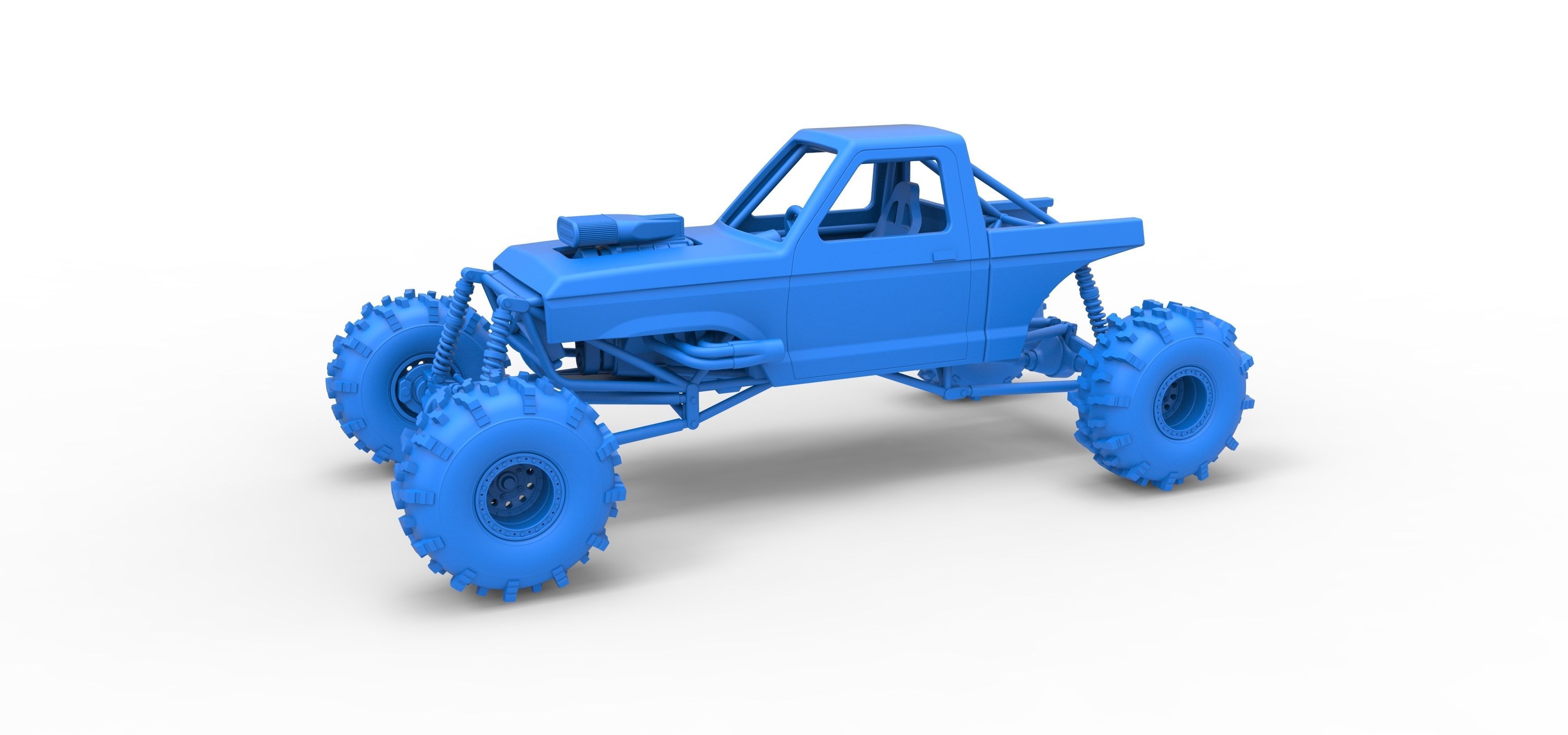 Mud dragster Version 4 Scale 1 to 25 3D print model_18