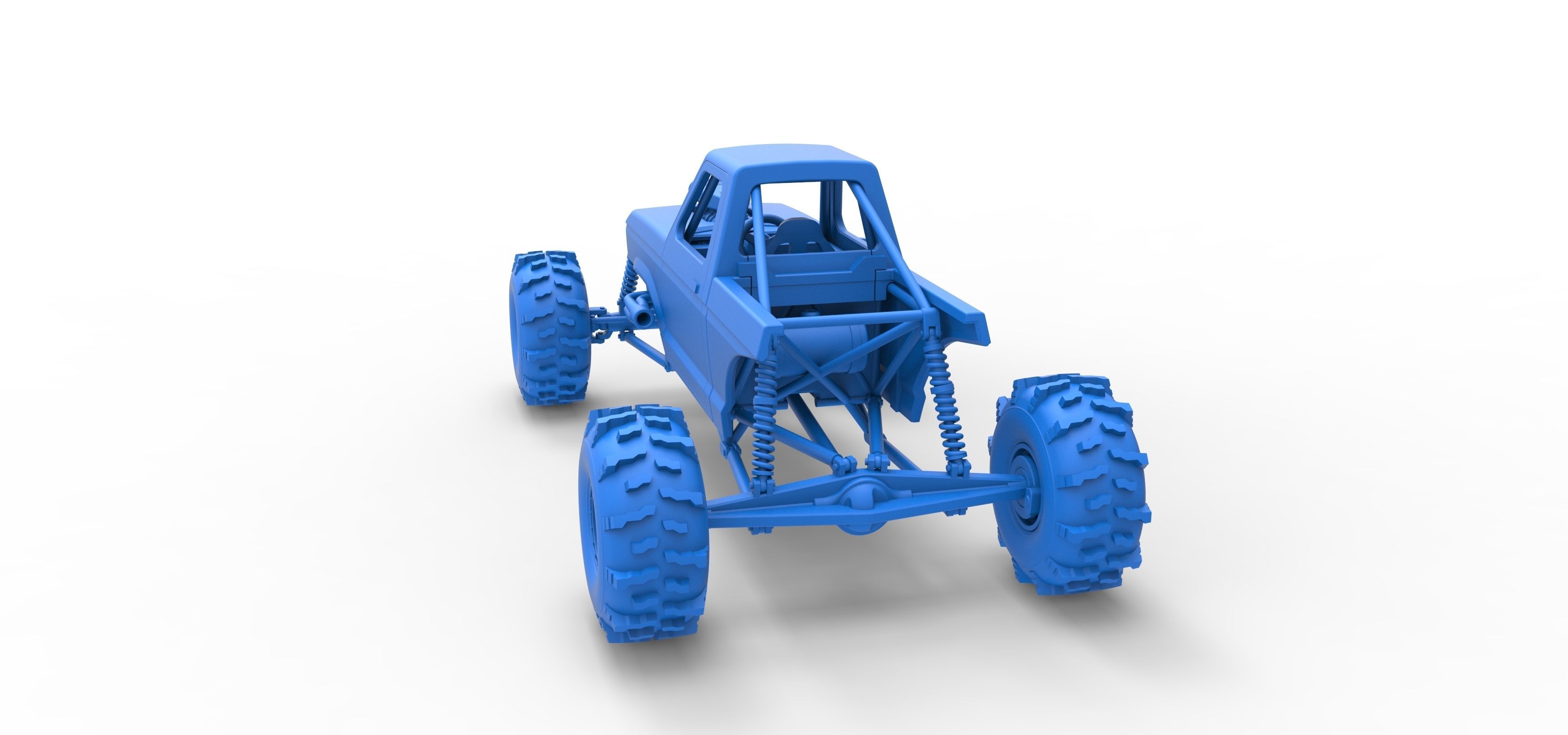 Mud dragster Version 4 Scale 1 to 25 3D print model_31