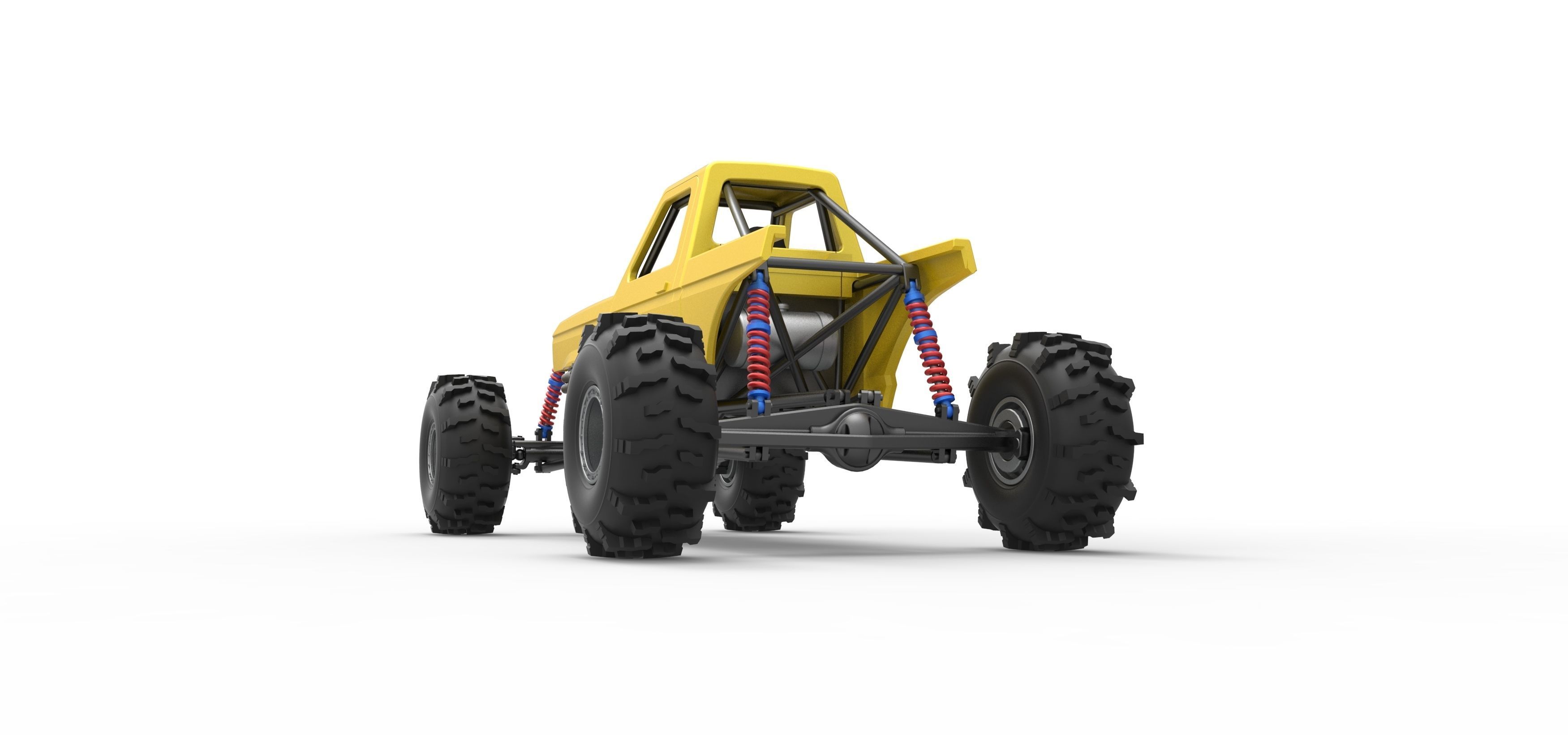 Mud dragster Version 4 Scale 1 to 25 3D print model_15
