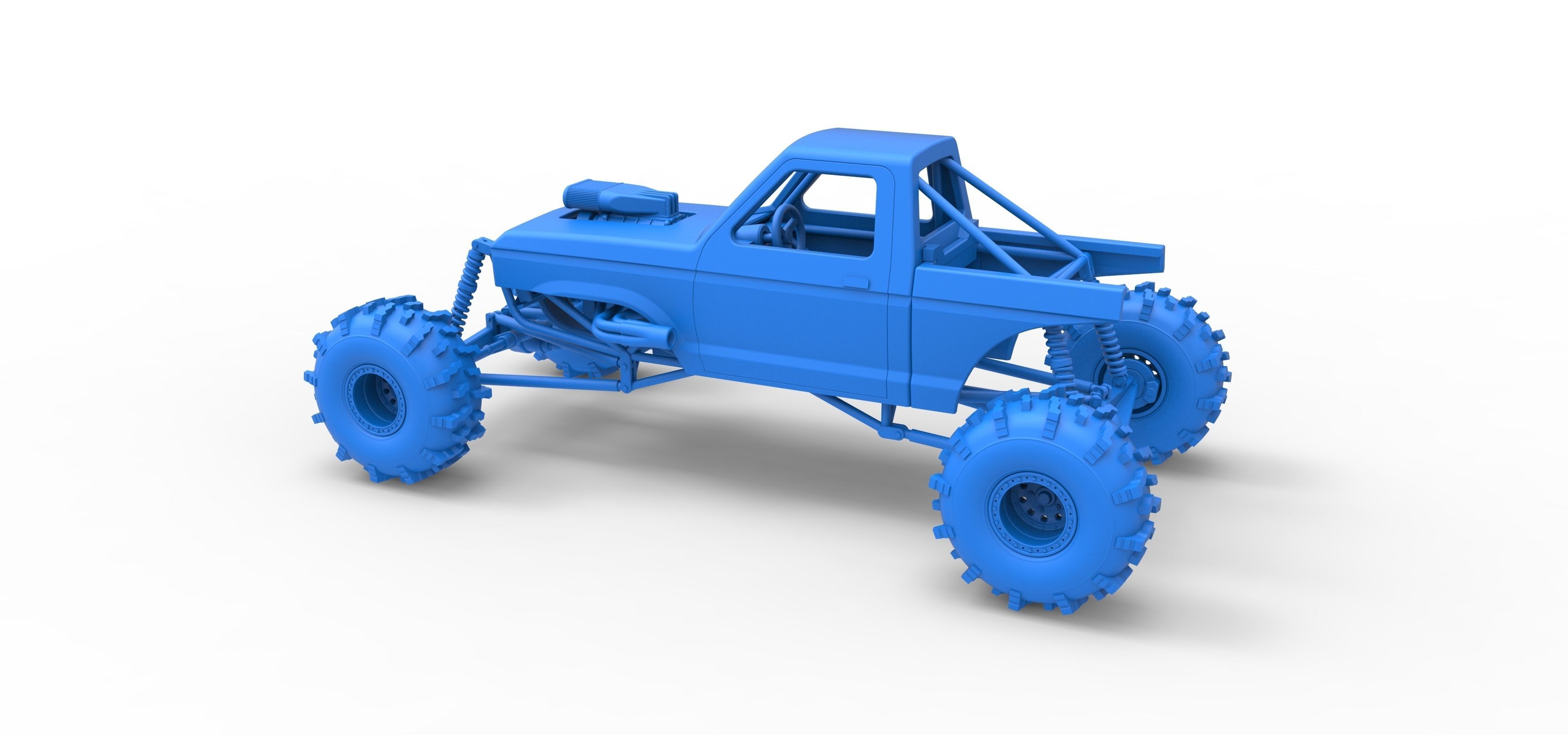 Mud dragster Version 4 Scale 1 to 25 3D print model_29
