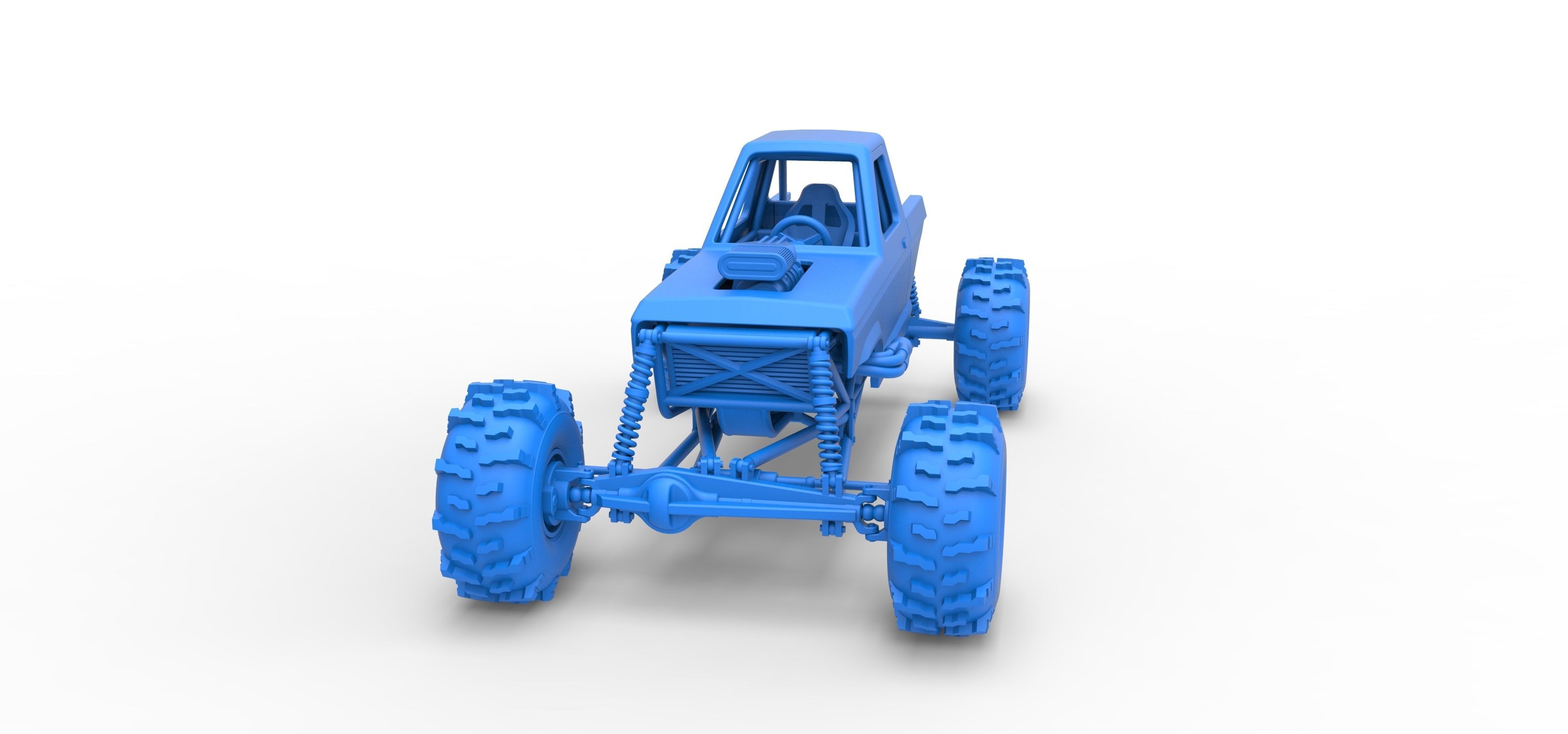 Mud dragster Version 4 Scale 1 to 25 3D print model_22