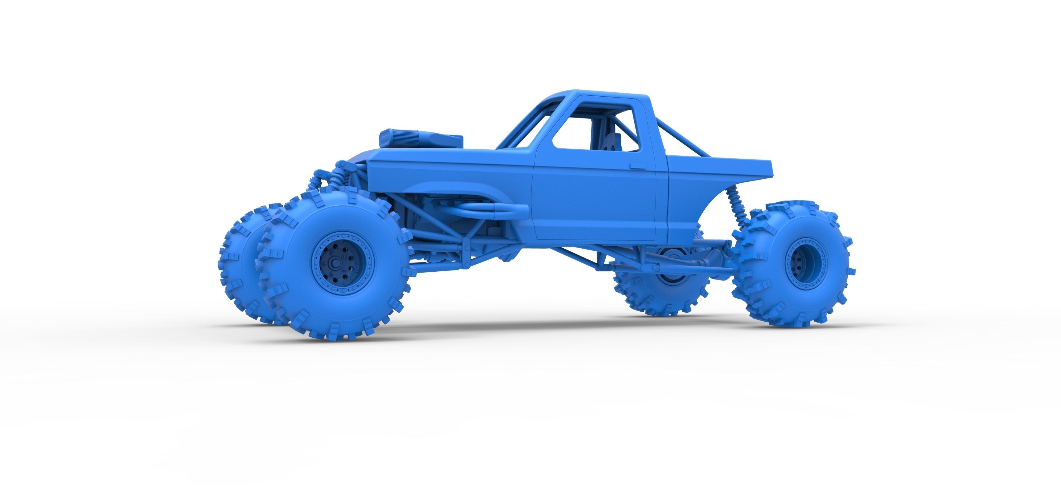 Mud dragster Version 4 Scale 1 to 25 3D print model_19