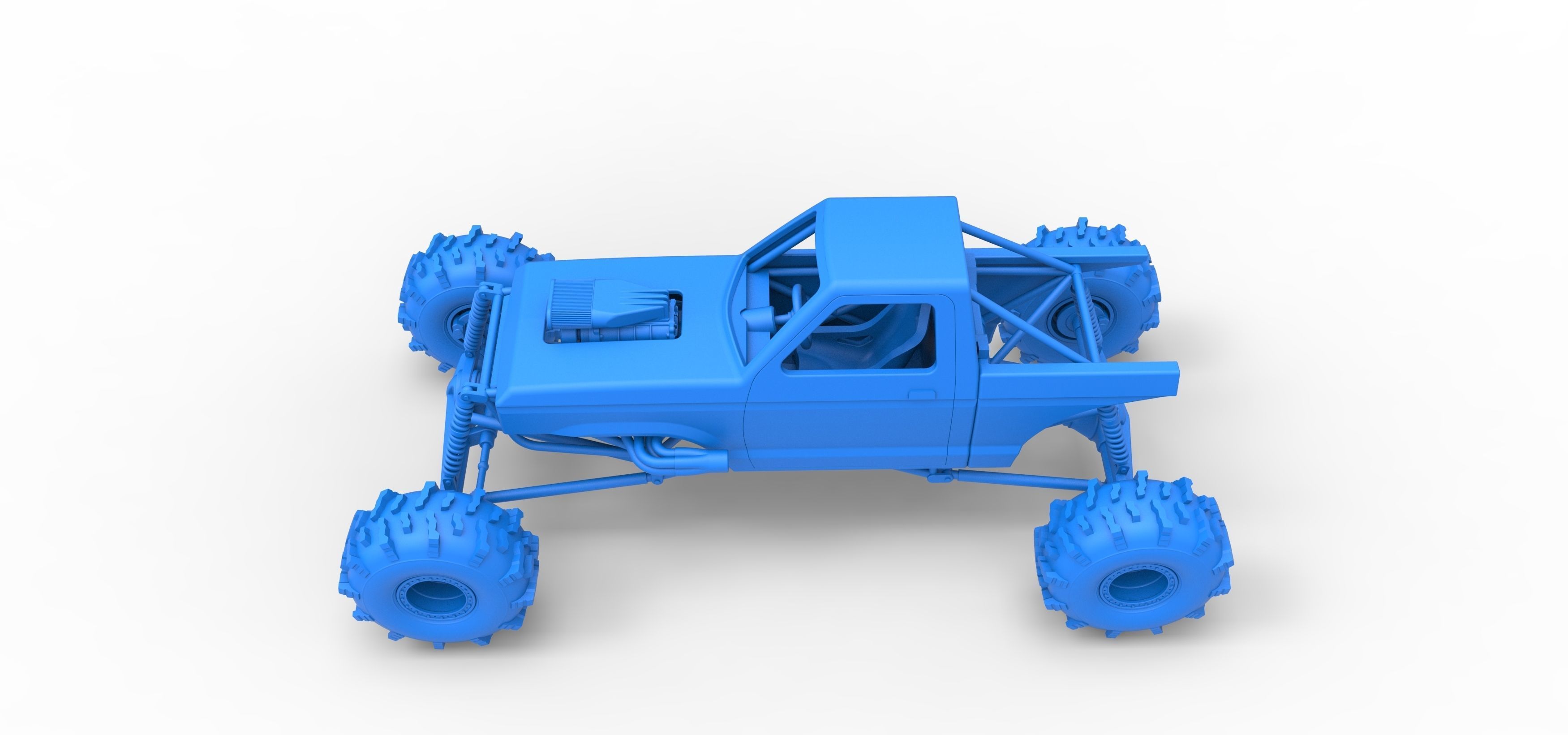 Mud dragster Version 4 Scale 1 to 25 3D print model_27