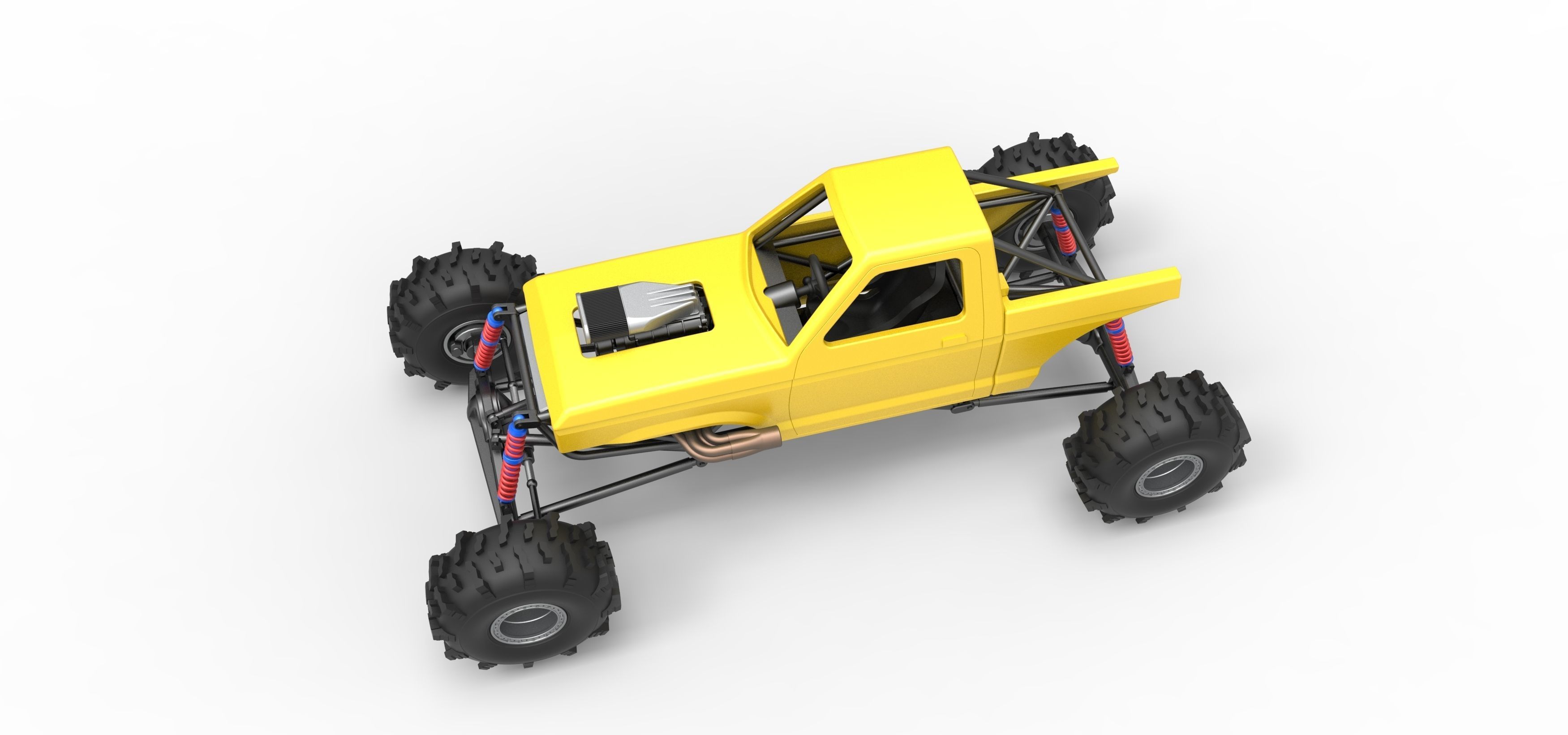 Mud dragster Version 4 Scale 1 to 25 3D print model_4