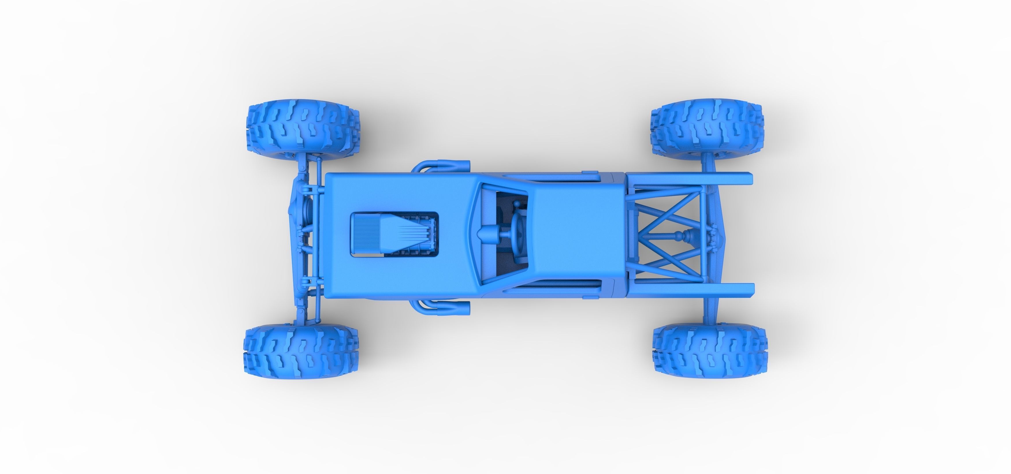 Mud dragster Version 4 Scale 1 to 25 3D print model_28