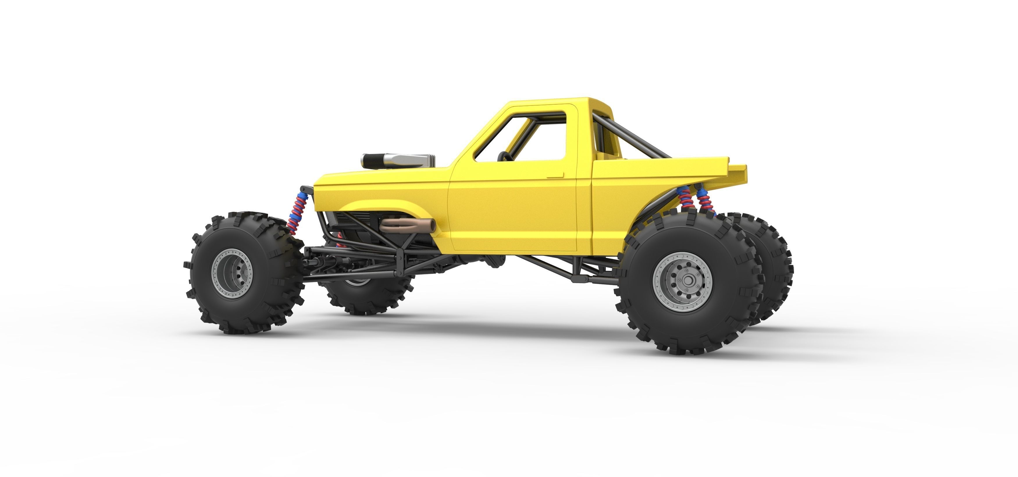 Mud dragster Version 4 Scale 1 to 25 3D print model_13