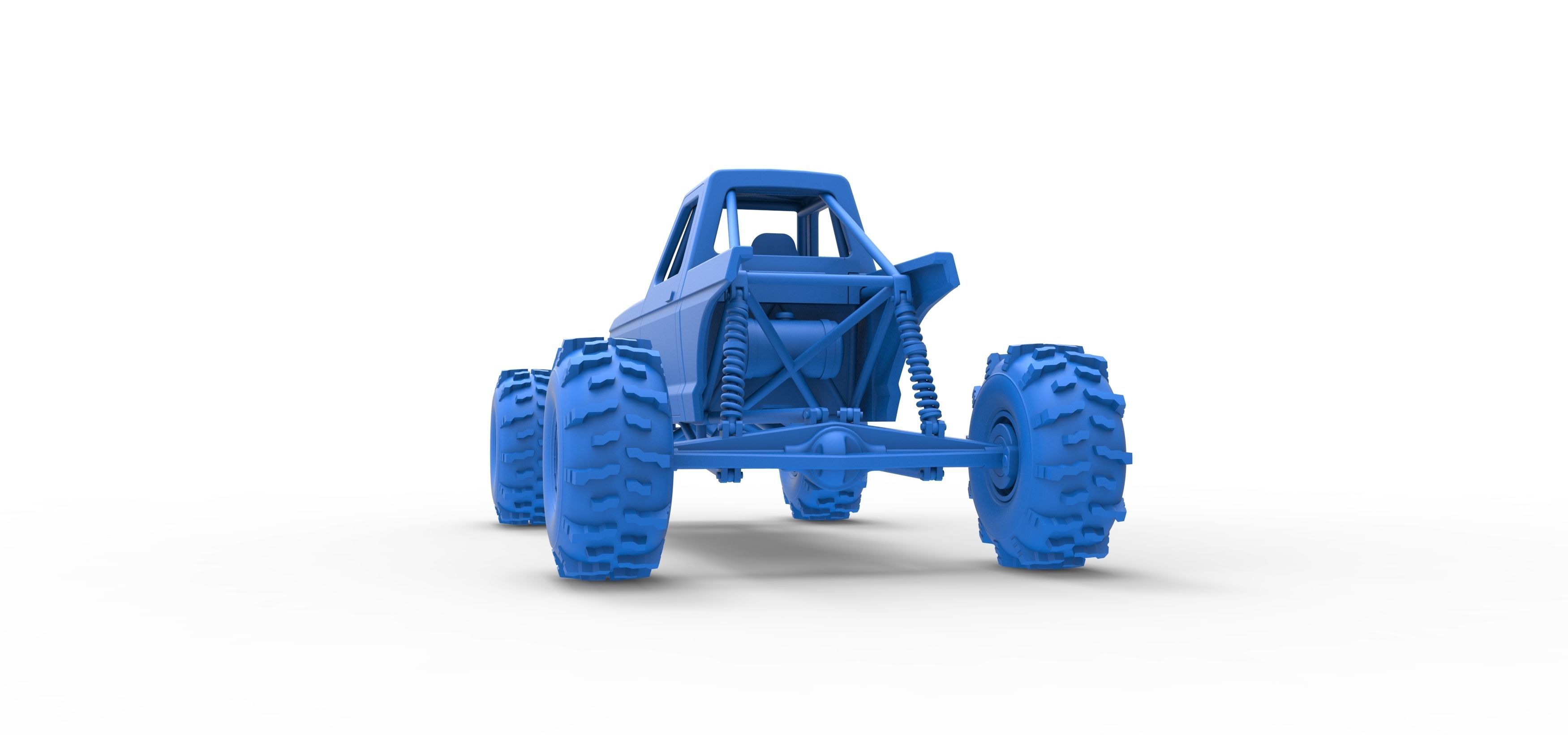 Mud dragster Version 4 Scale 1 to 25 3D print model_32