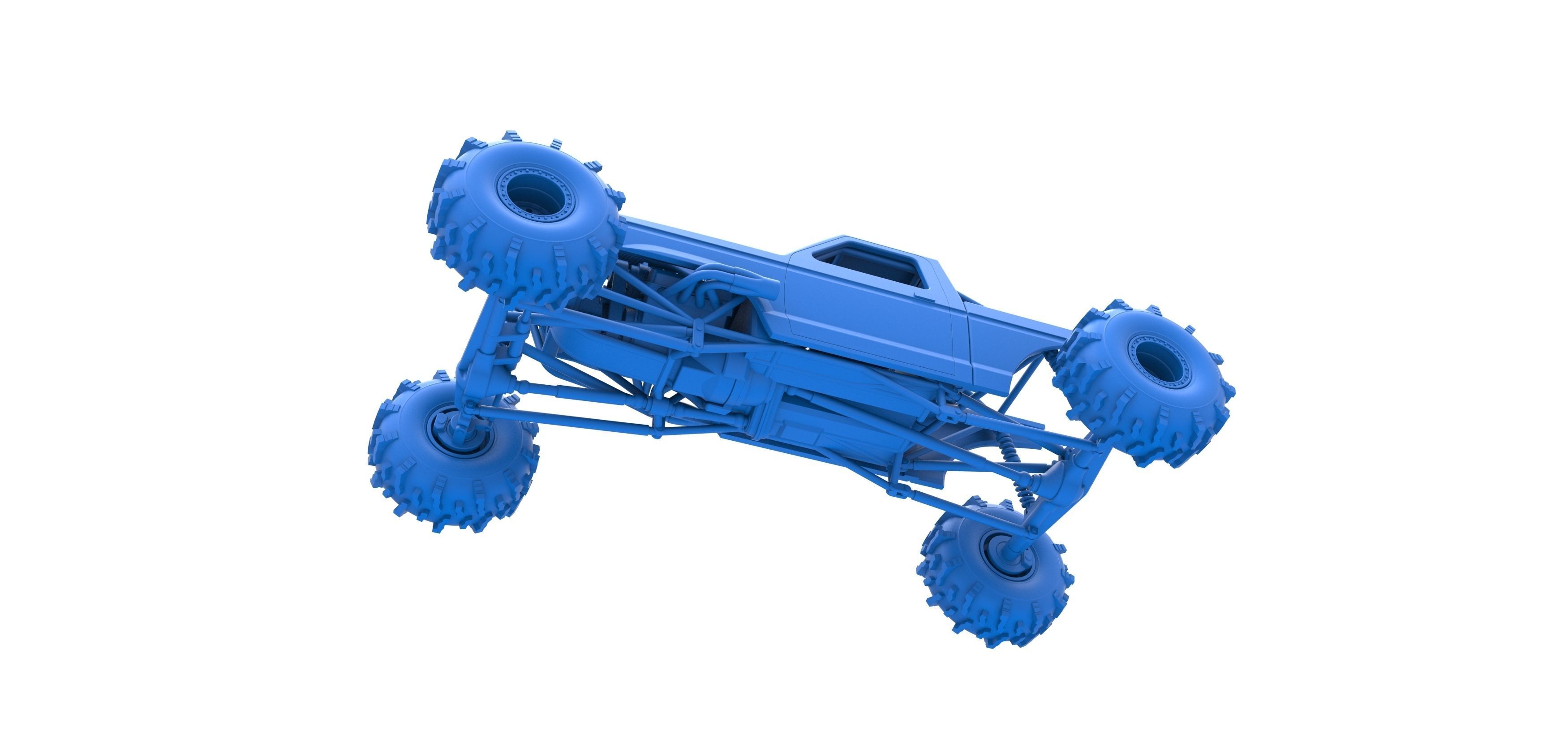 Mud dragster Version 4 Scale 1 to 25 3D print model_20