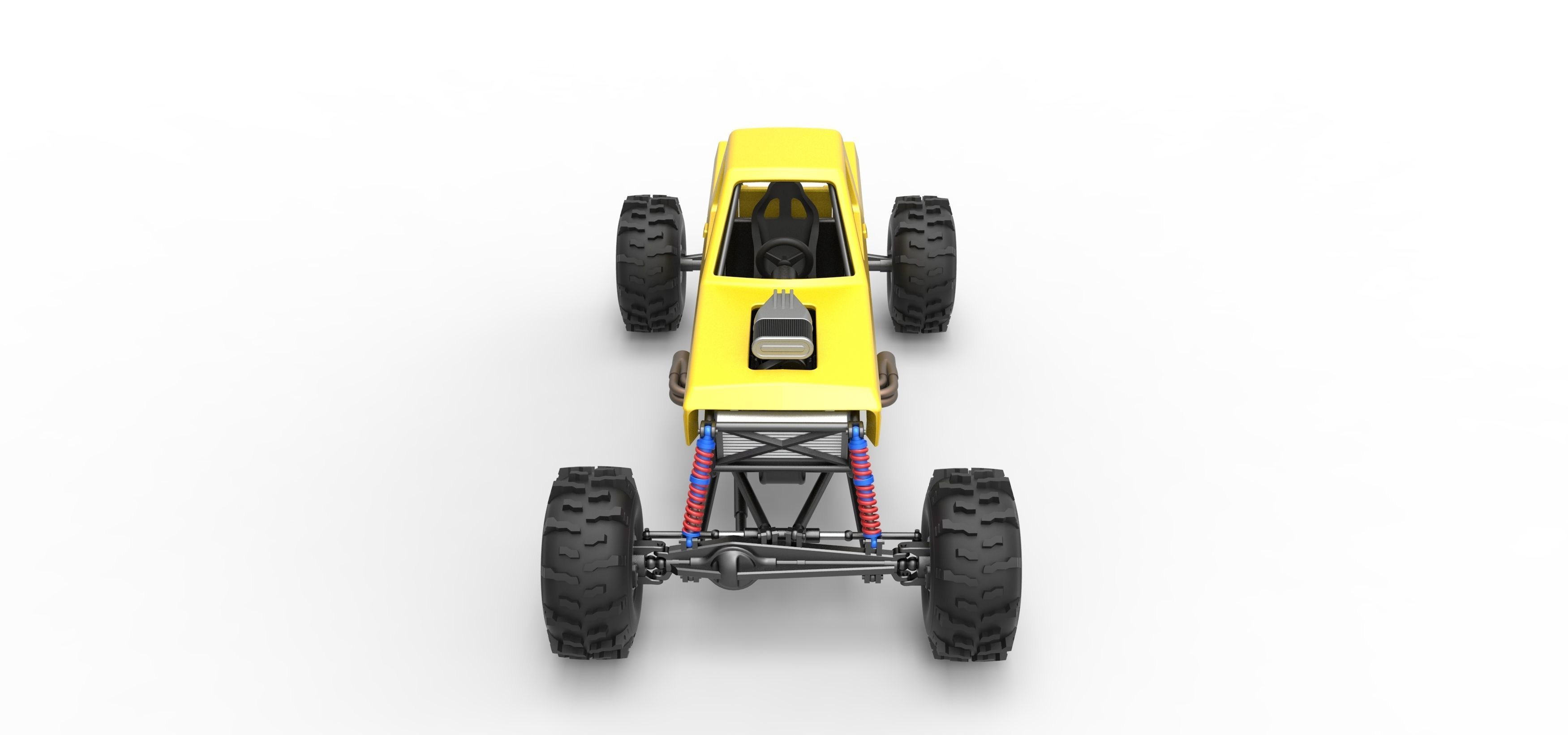 Mud dragster Version 4 Scale 1 to 25 3D print model_8