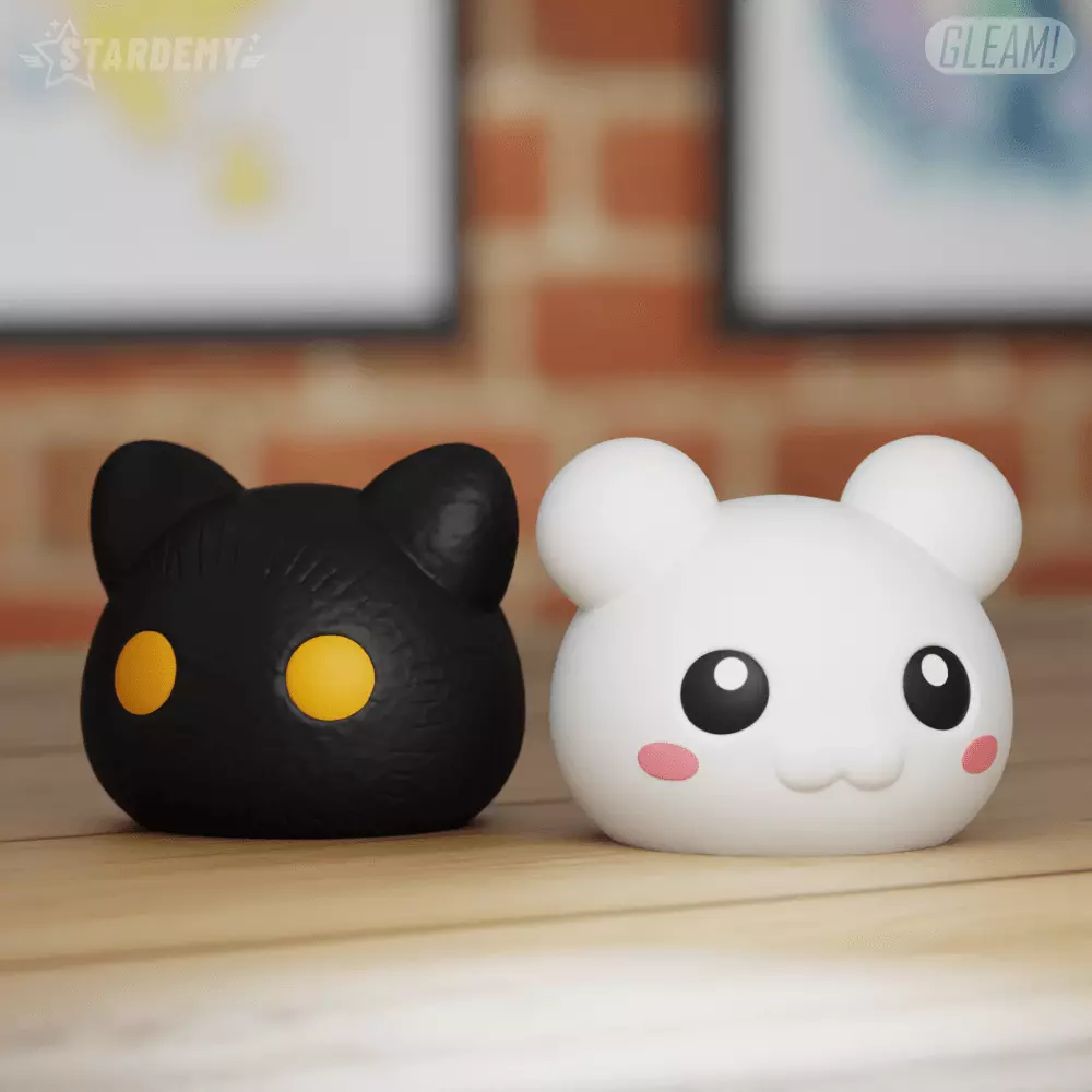 Botamon 3 models Chibi Digimon Adventure Fanart 3D print model