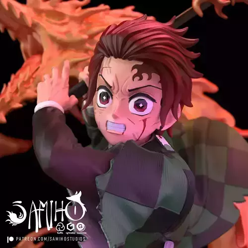 Samiho Studios - Tanjirou - STLs ready for printing 3D print model