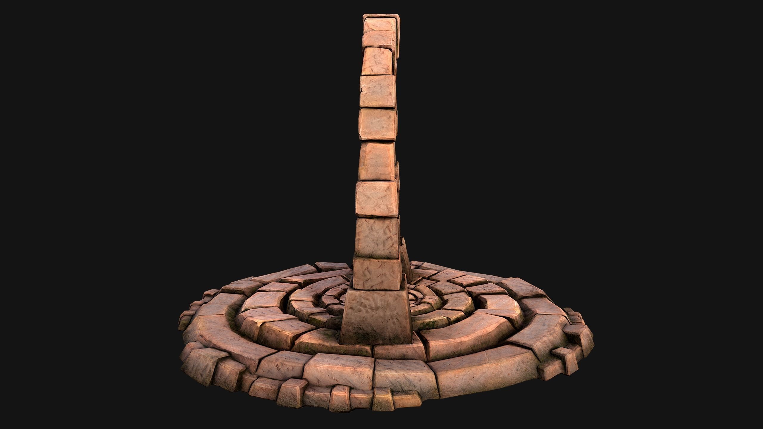 Teleport in the Desert of the Sands of Time for Unreal and Unity Low-poly 3D model_20