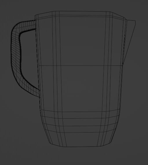 Red Plastic Jug 3D Model Free 3D model_5