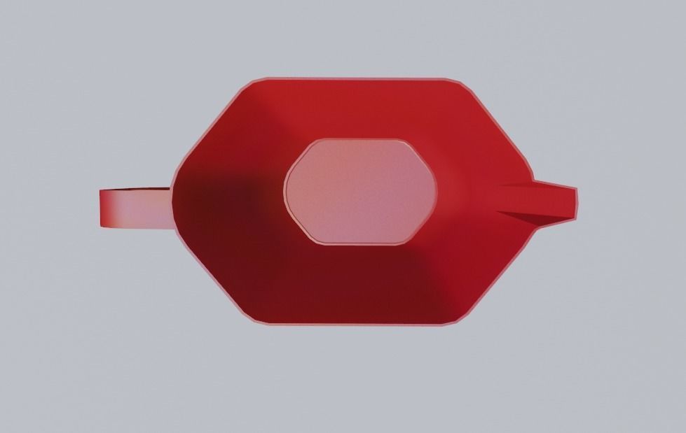 Red Plastic Jug 3D Model Free 3D model_2