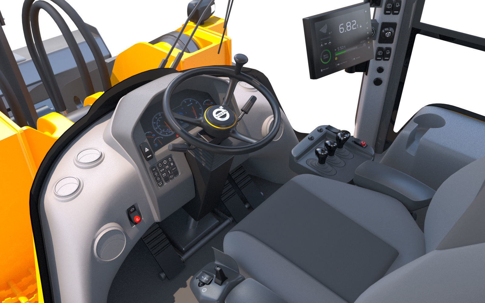 Wheel loader Volvo L150H  3D model_6