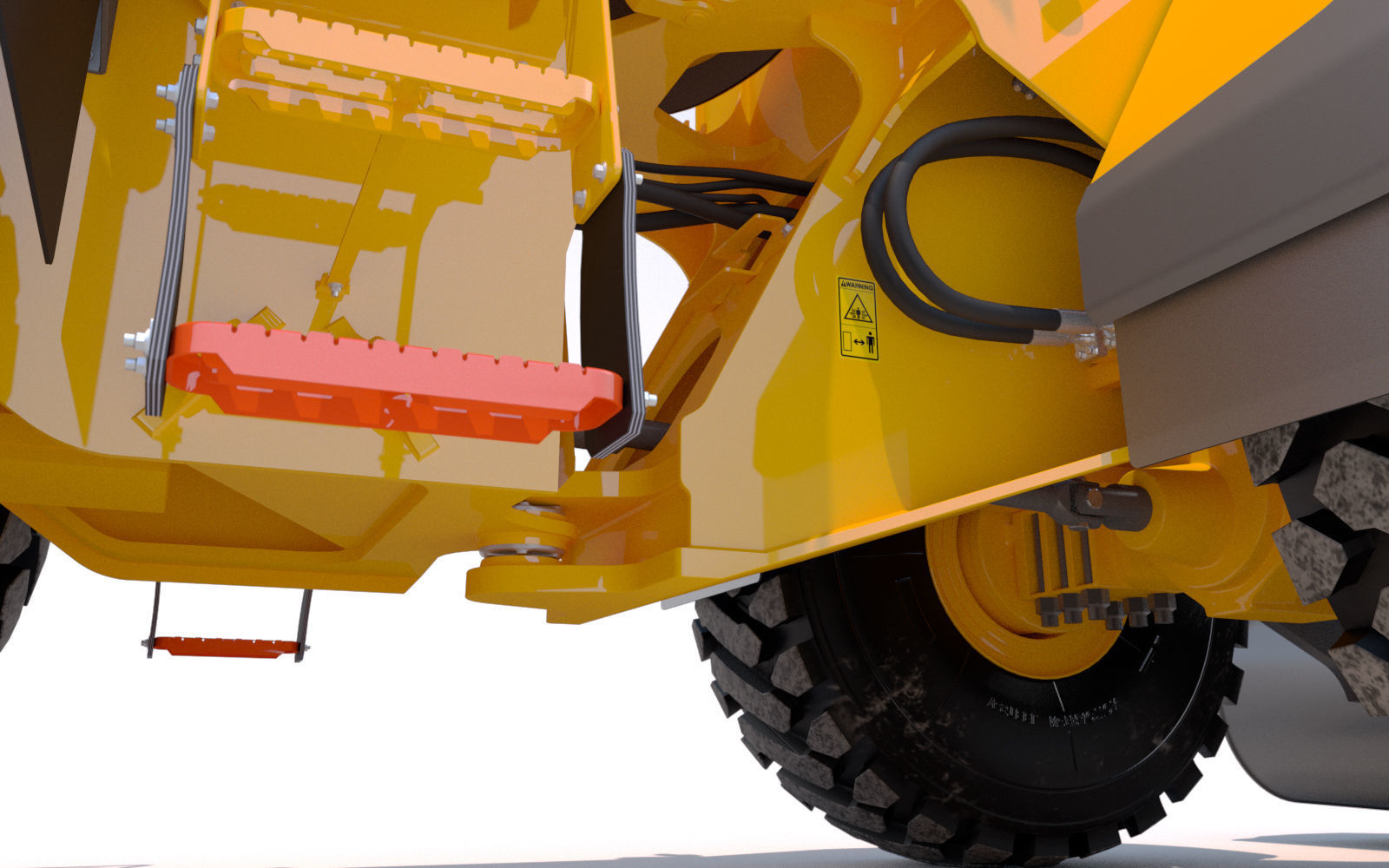 Wheel loader Volvo L150H  3D model_19