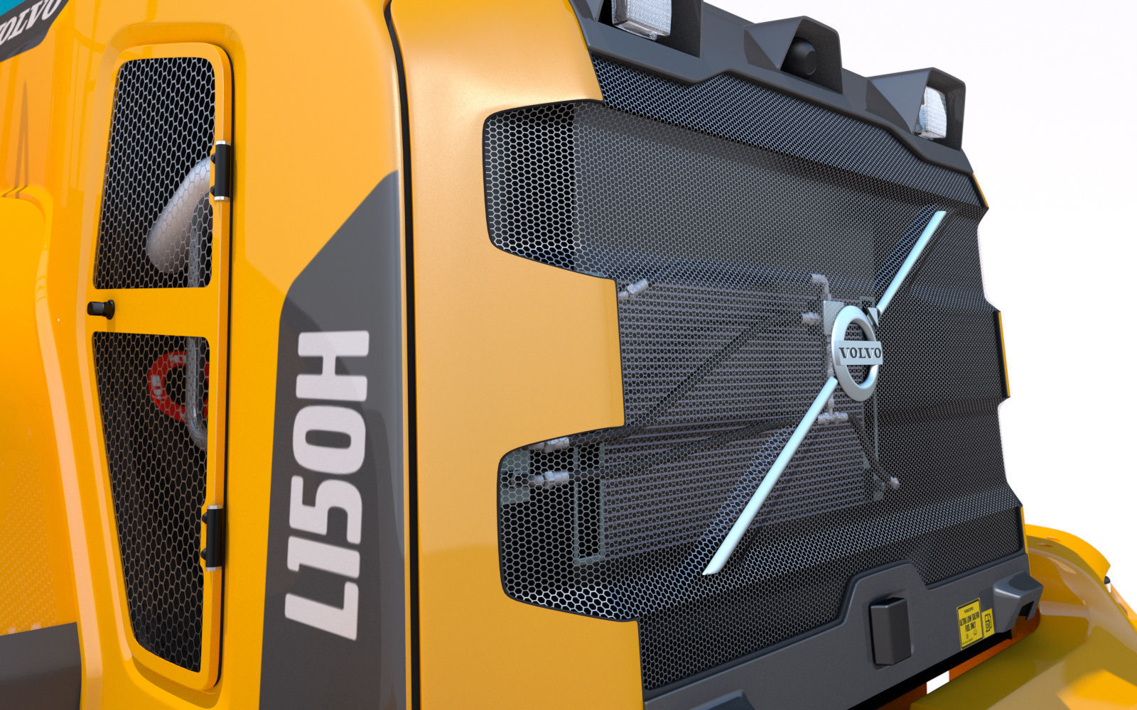 Wheel loader Volvo L150H  3D model_14