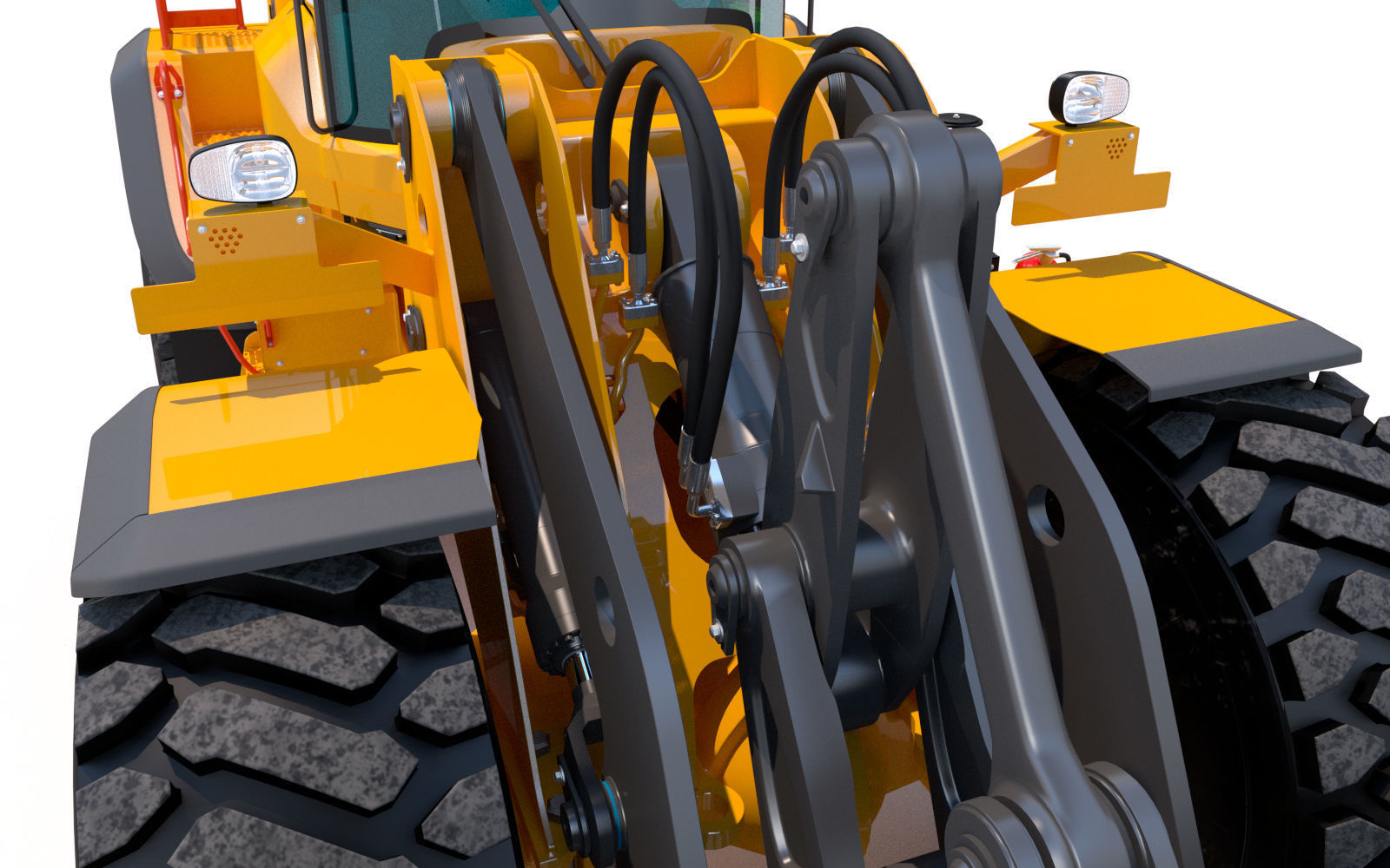 Wheel loader Volvo L150H  3D model_18