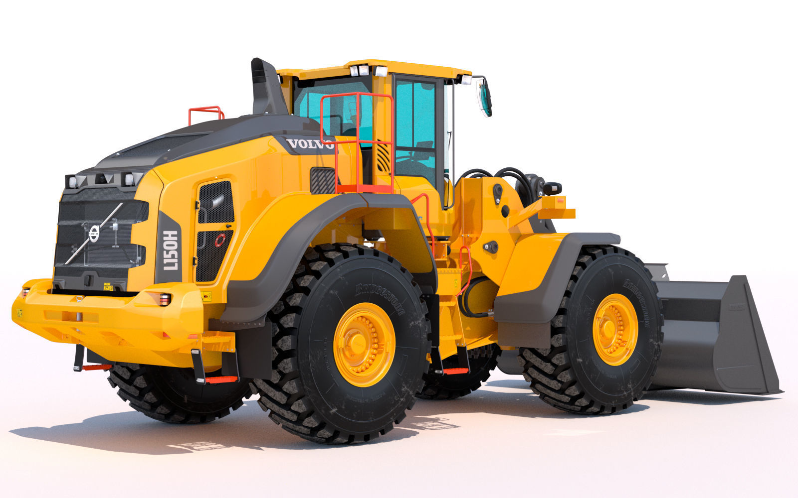 Wheel loader Volvo L150H  3D model_4