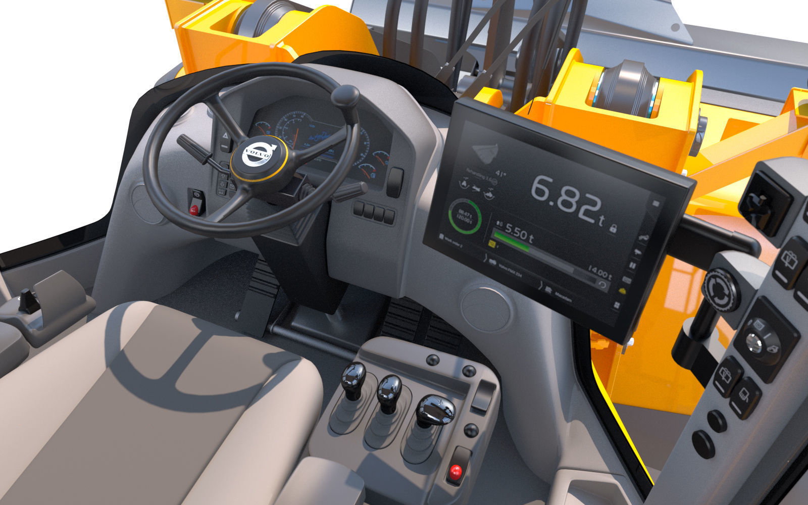 Wheel loader Volvo L150H  3D model_5