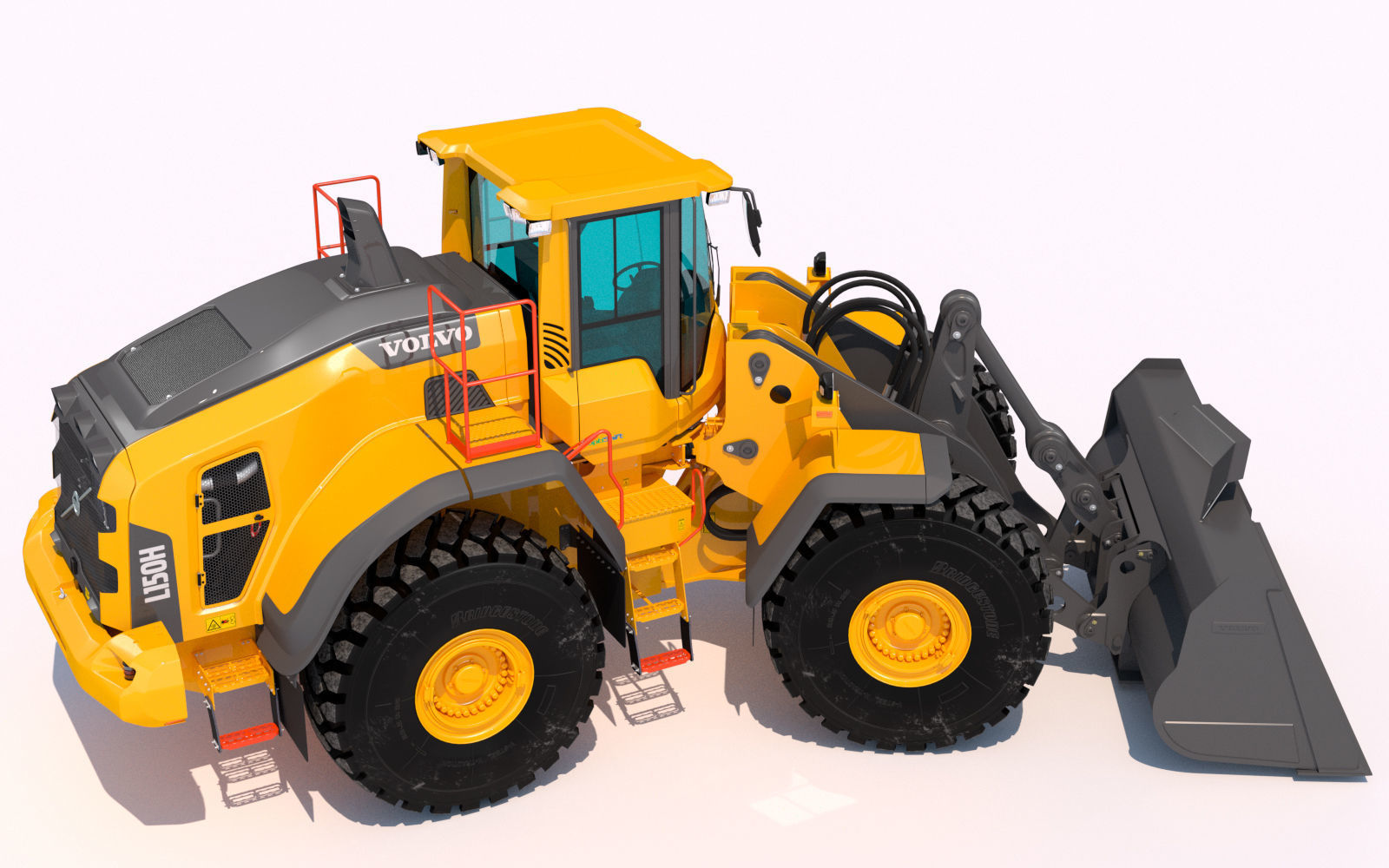 Wheel loader Volvo L150H  3D model_8