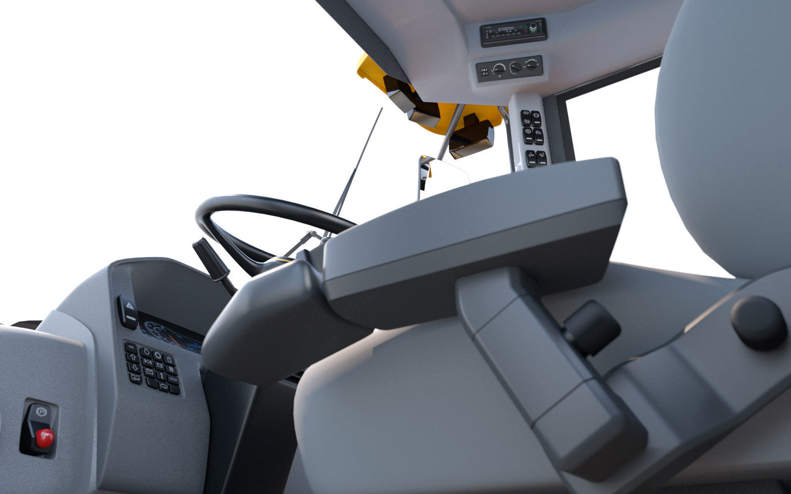 Wheel loader Volvo L150H  3D model_7