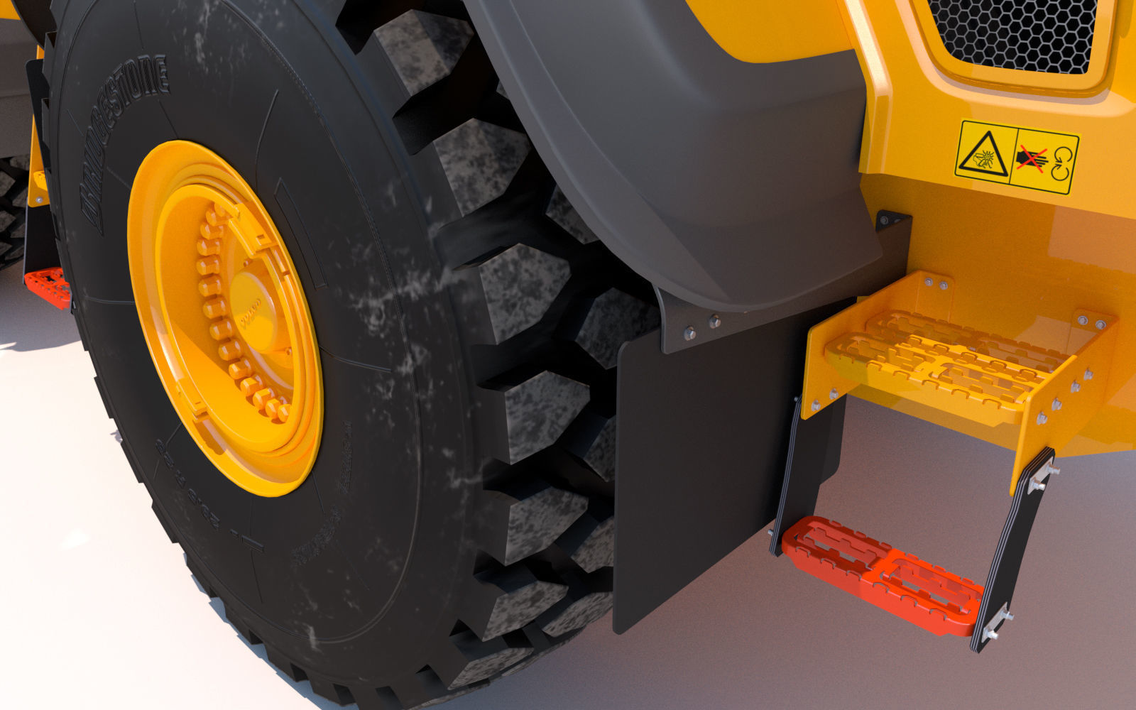 Wheel loader Volvo L150H  3D model_16