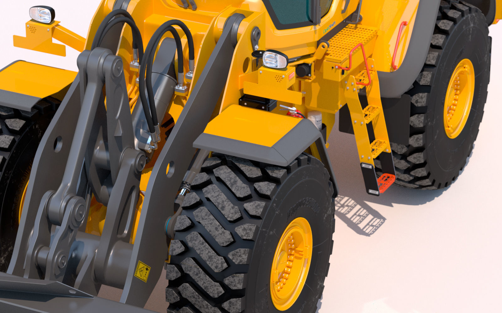 Wheel loader Volvo L150H  3D model_10