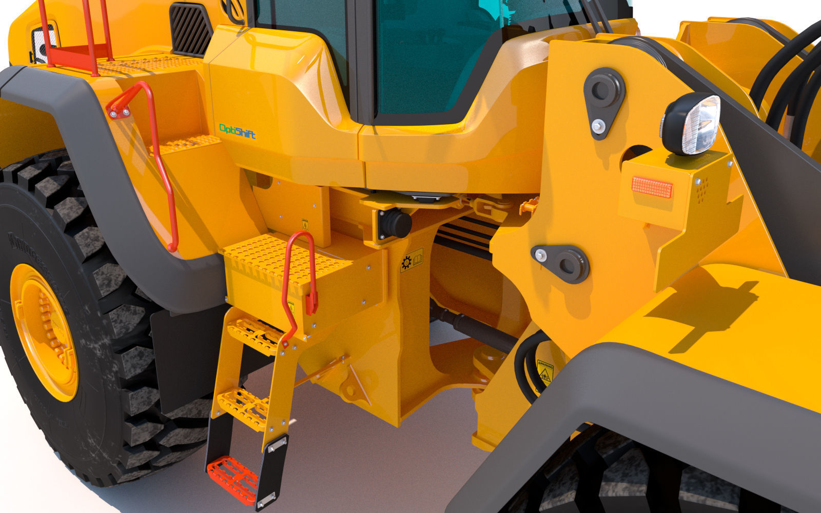 Wheel loader Volvo L150H  3D model_17