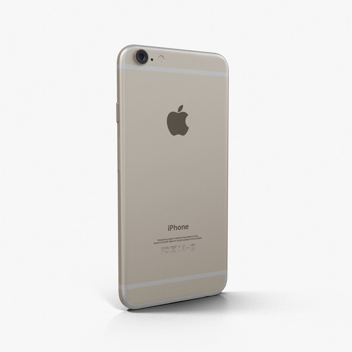 Apple iPhone 6 Gold Low-poly 3D model_15
