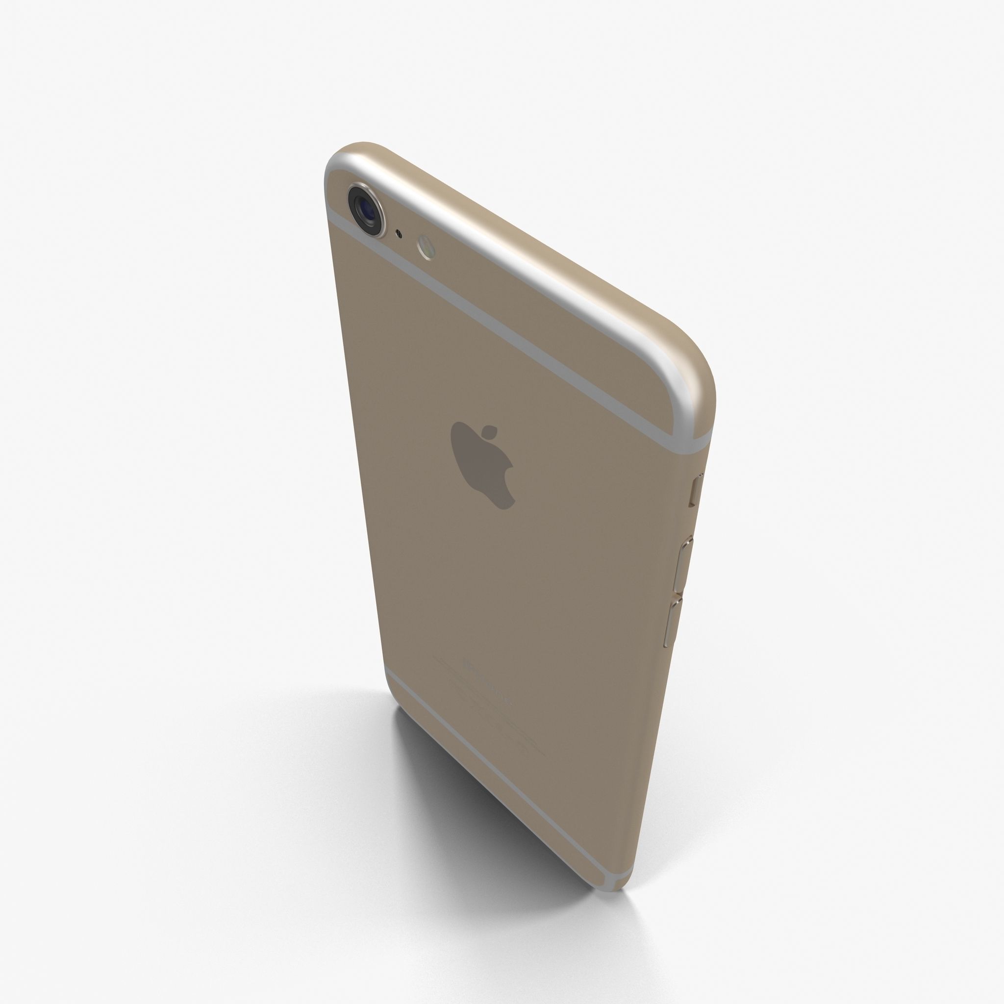 Apple iPhone 6 Gold Low-poly 3D model_6