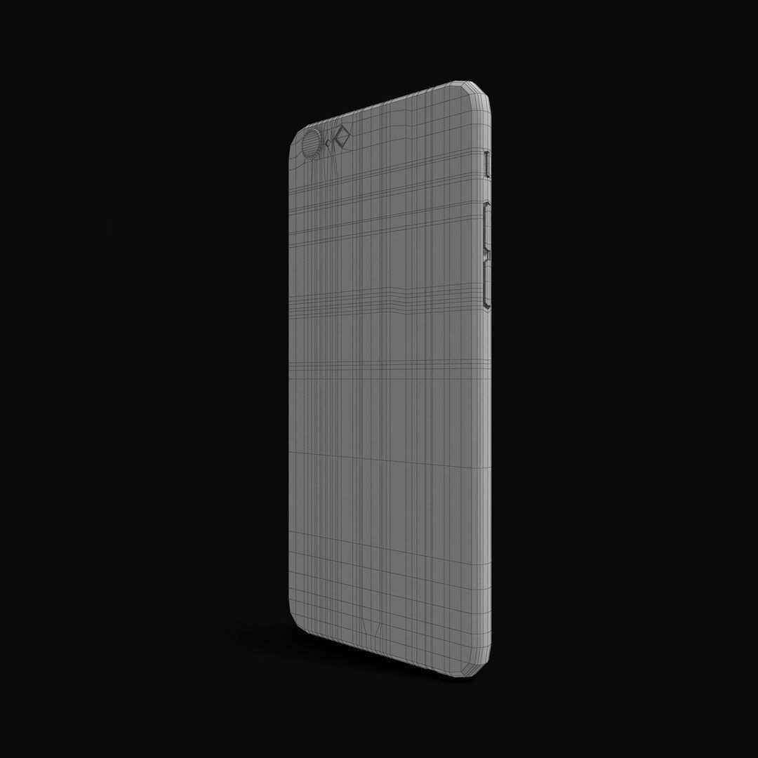 Apple iPhone 6 Gold Low-poly 3D model_24