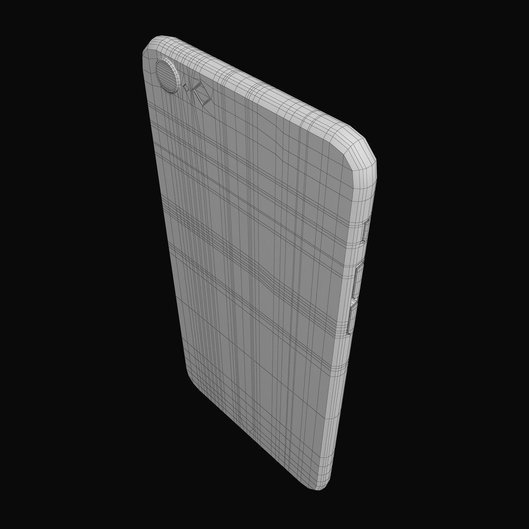 Apple iPhone 6 Gold Low-poly 3D model_26