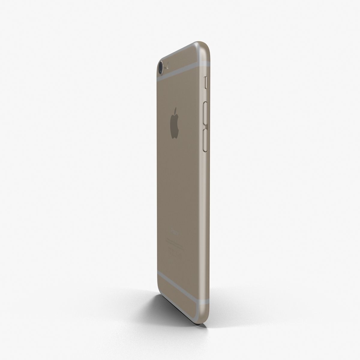 Apple iPhone 6 Gold Low-poly 3D model_12