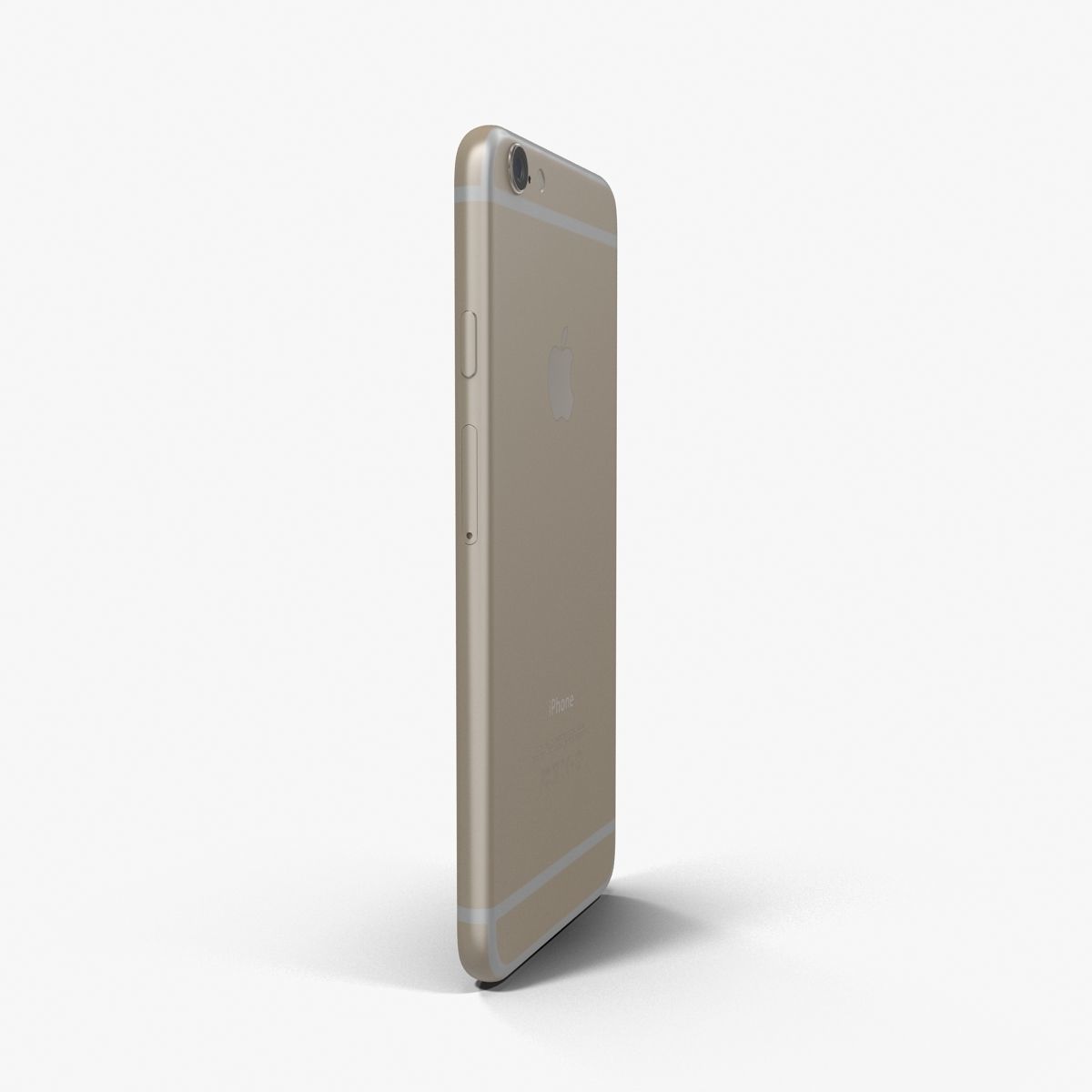 Apple iPhone 6 Gold Low-poly 3D model_16